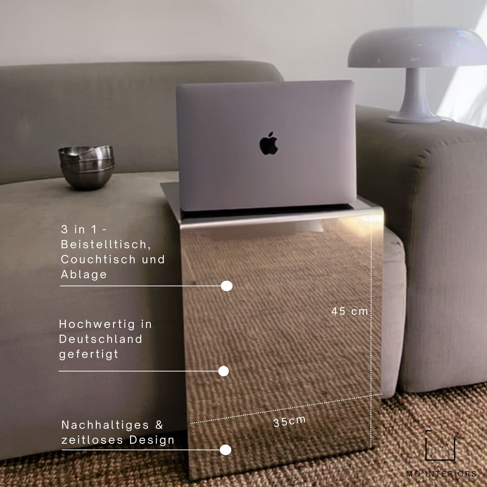 Maßgefertigte Tische aus Edelstahl – Die RAW Steel Collection von MO INTERIORS - MO INTERIORS