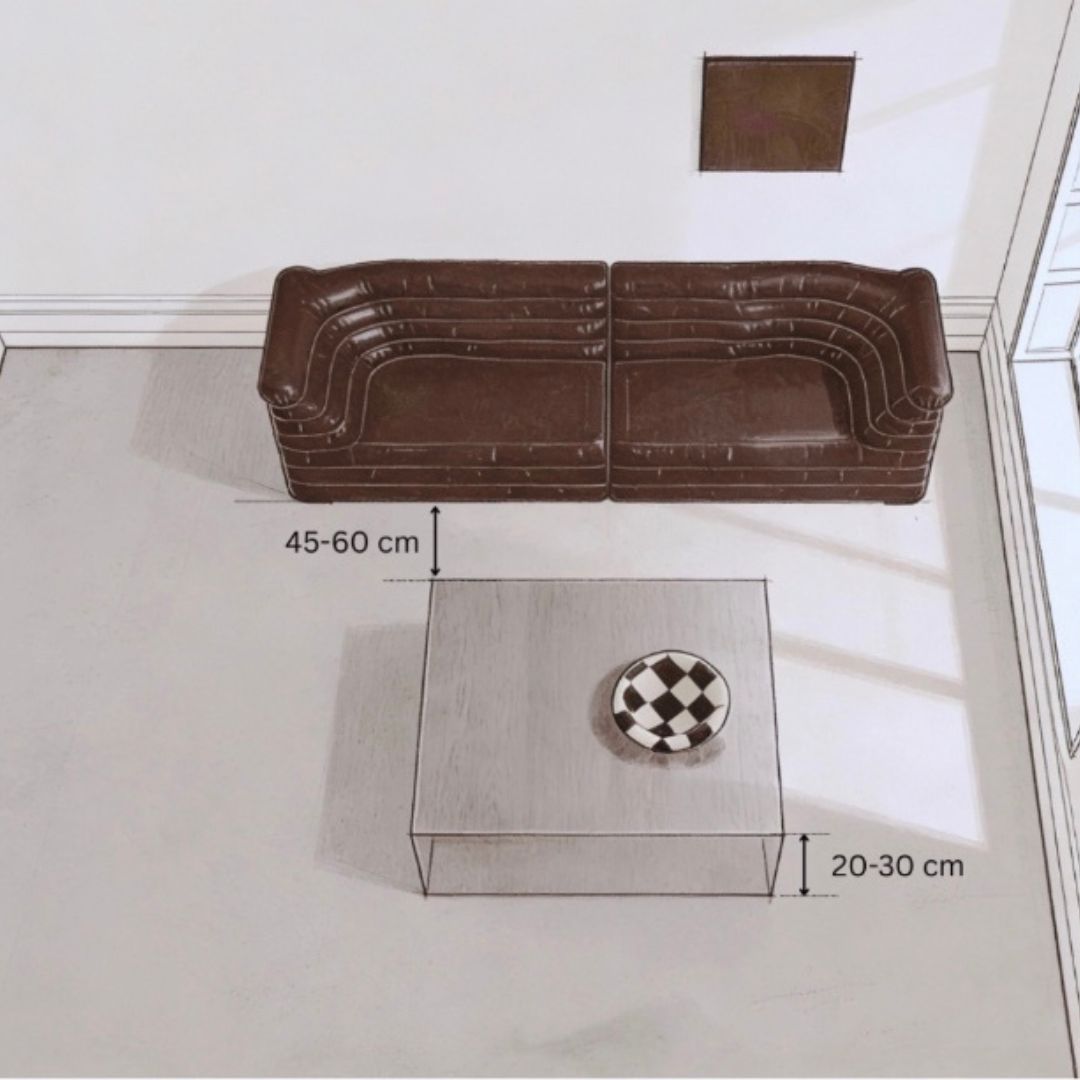 Abstand Couchtisch Sofa: Wie viel Platz sollte man wirklich lassen?