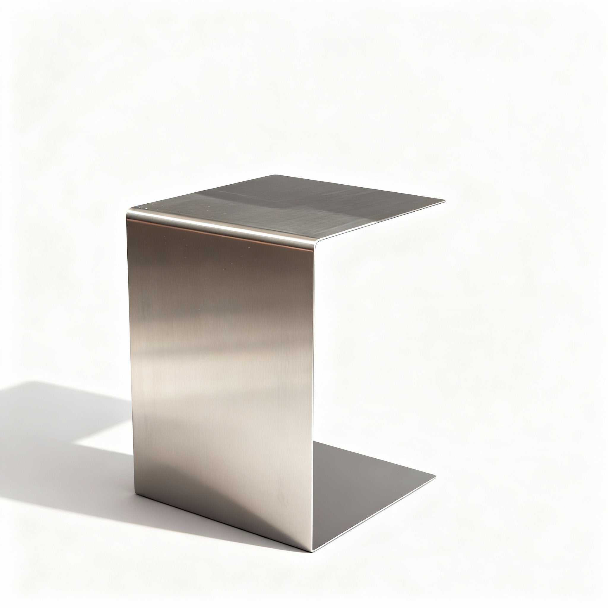 Brushed C gebürsteter Edelstahl freigestellt