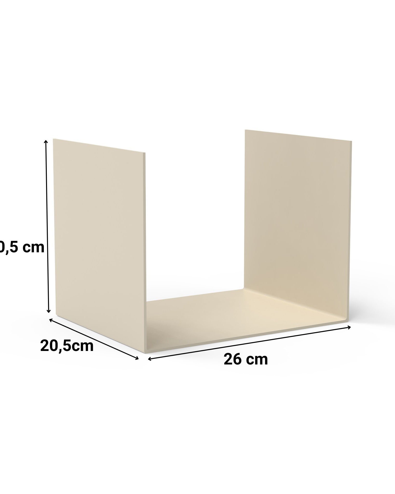 Ablage klein - HSI - MBT - cremeweiß