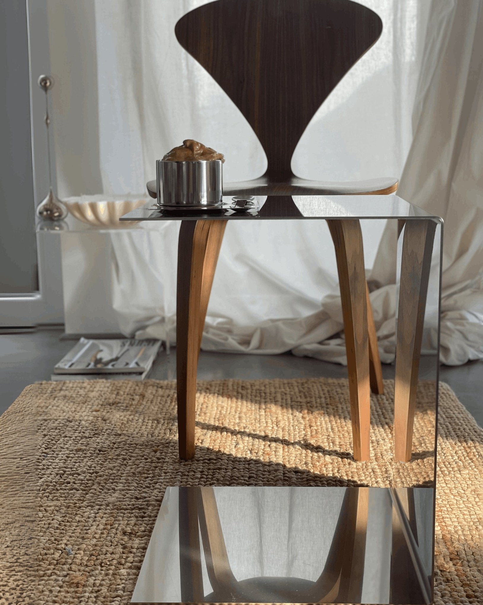 Beistelltisch Mirror C - Edelstahl spiegelpoliert - Beistelltische MO - BT45 - Mirror