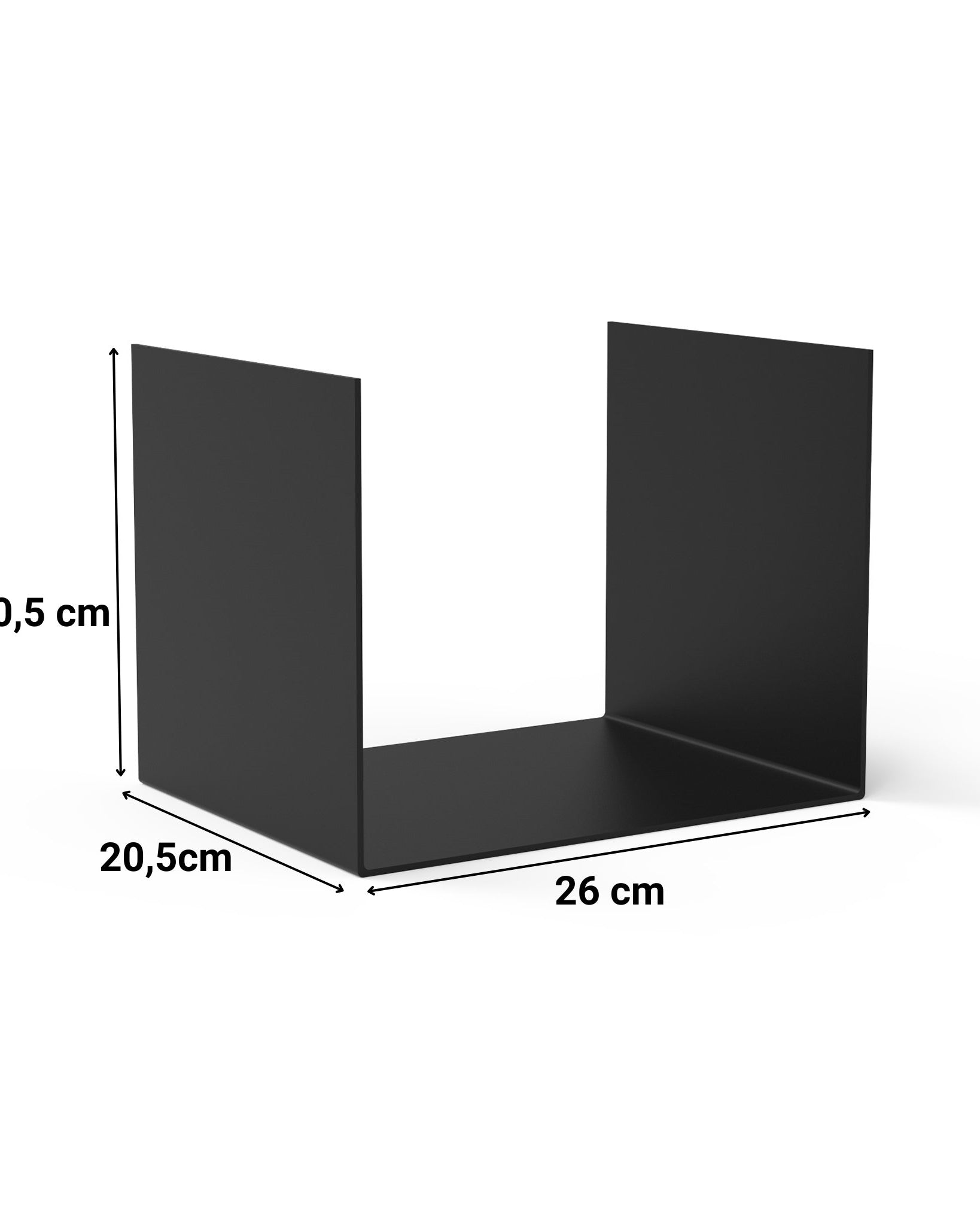 Buchstütze Mini C - Buchständer & - stützen HSI - MBT - schwarz