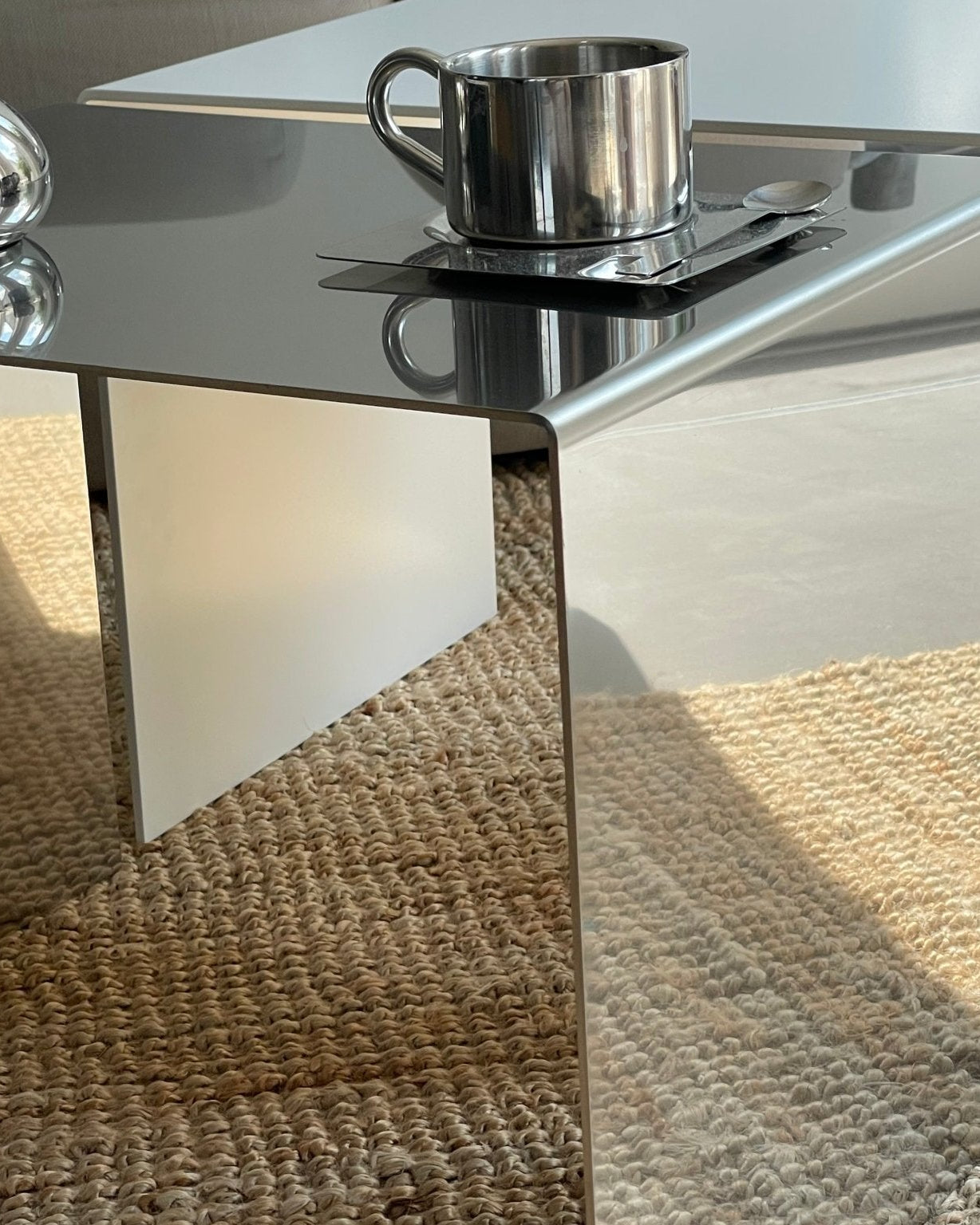 Couchtisch Mirror C - Edelstahl spiegelpoliert - MO - BT45 - Mirror