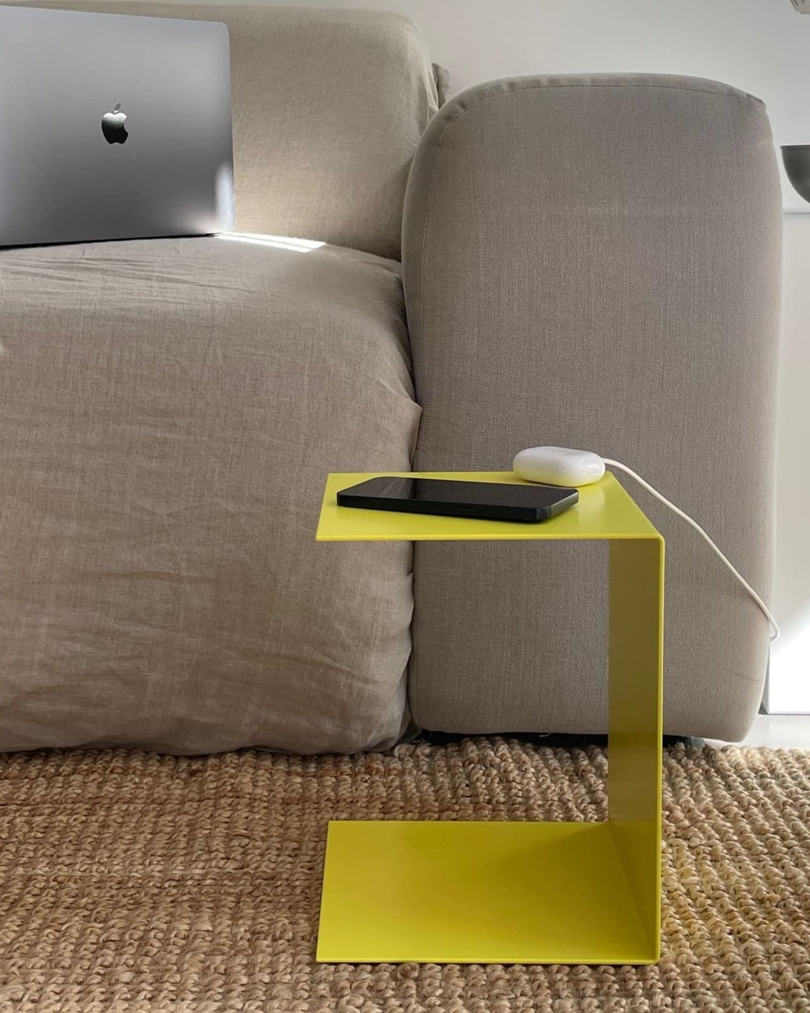 Mini - Podest | Multifunktionaler Beistelltisch Mini C - Beistelltische HSI - MBT - gelb