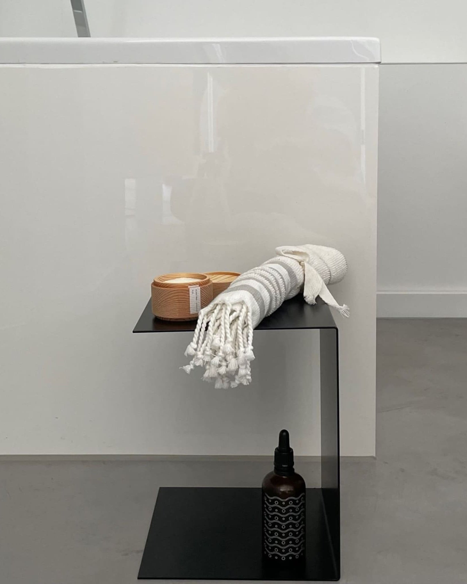 Mini - Podest | Multifunktionaler Beistelltisch Mini C - Buchständer & - stützen HSI - MBT - schwarz