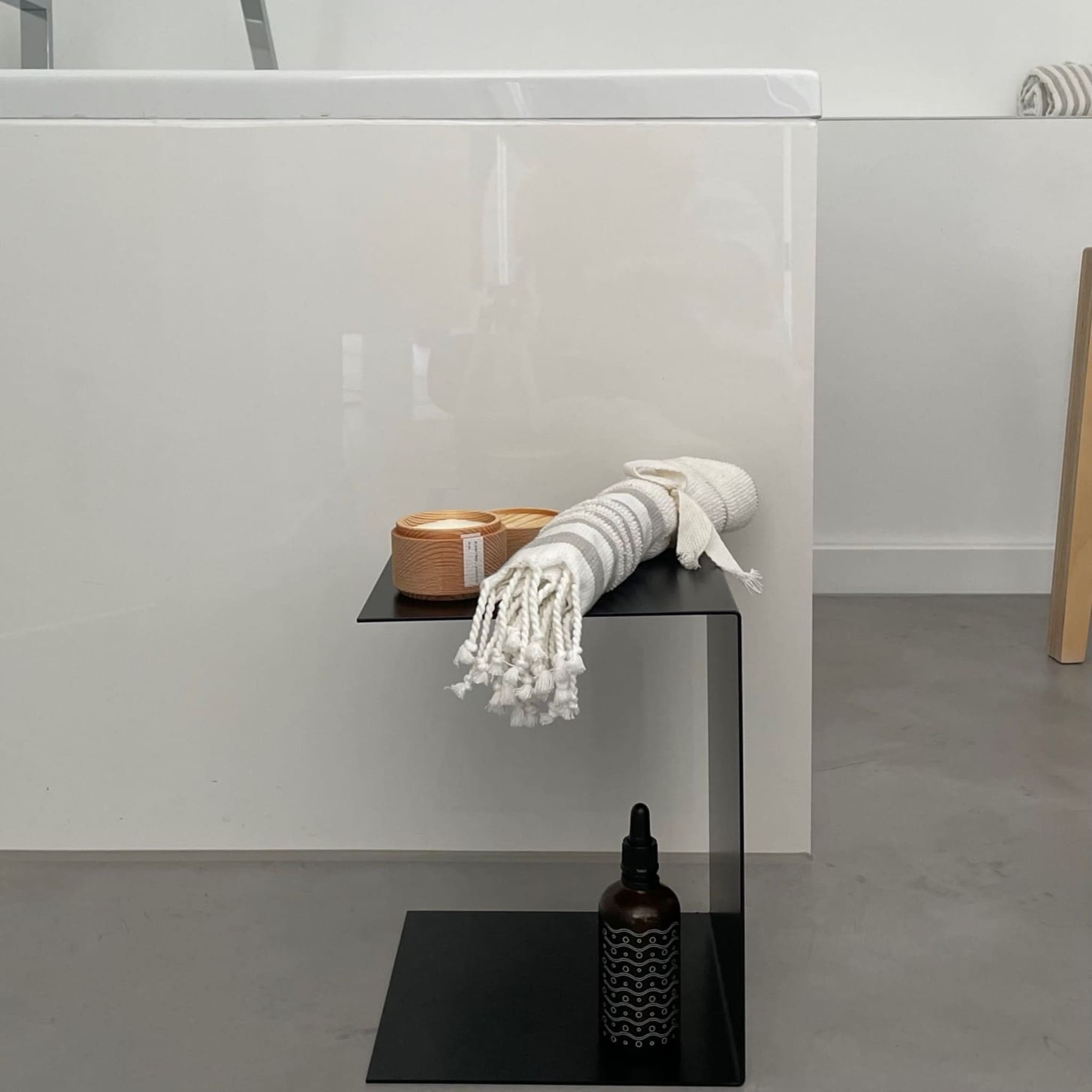 Mini - Podest | Multifunktionaler Beistelltisch Mini C - Buchständer & - stützen HSI - MBT - schwarz