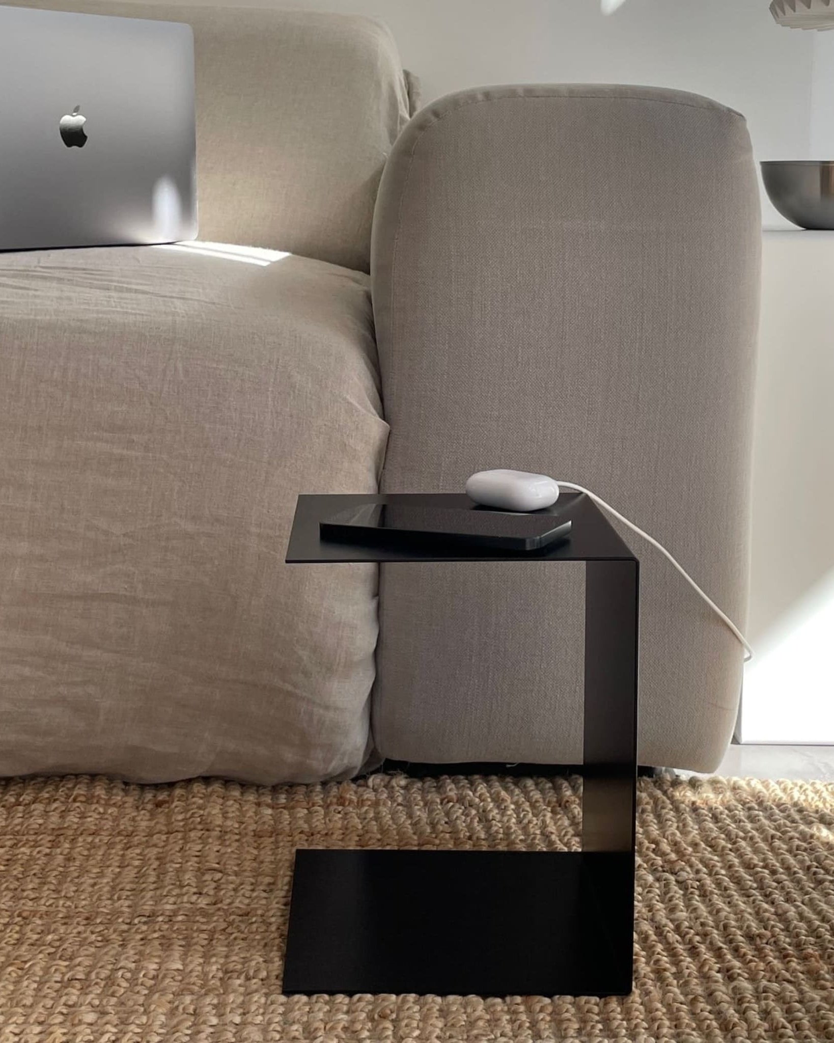 Mini - Podest | Multifunktionaler Beistelltisch Mini C - Buchständer & - stützen HSI - MBT - schwarz