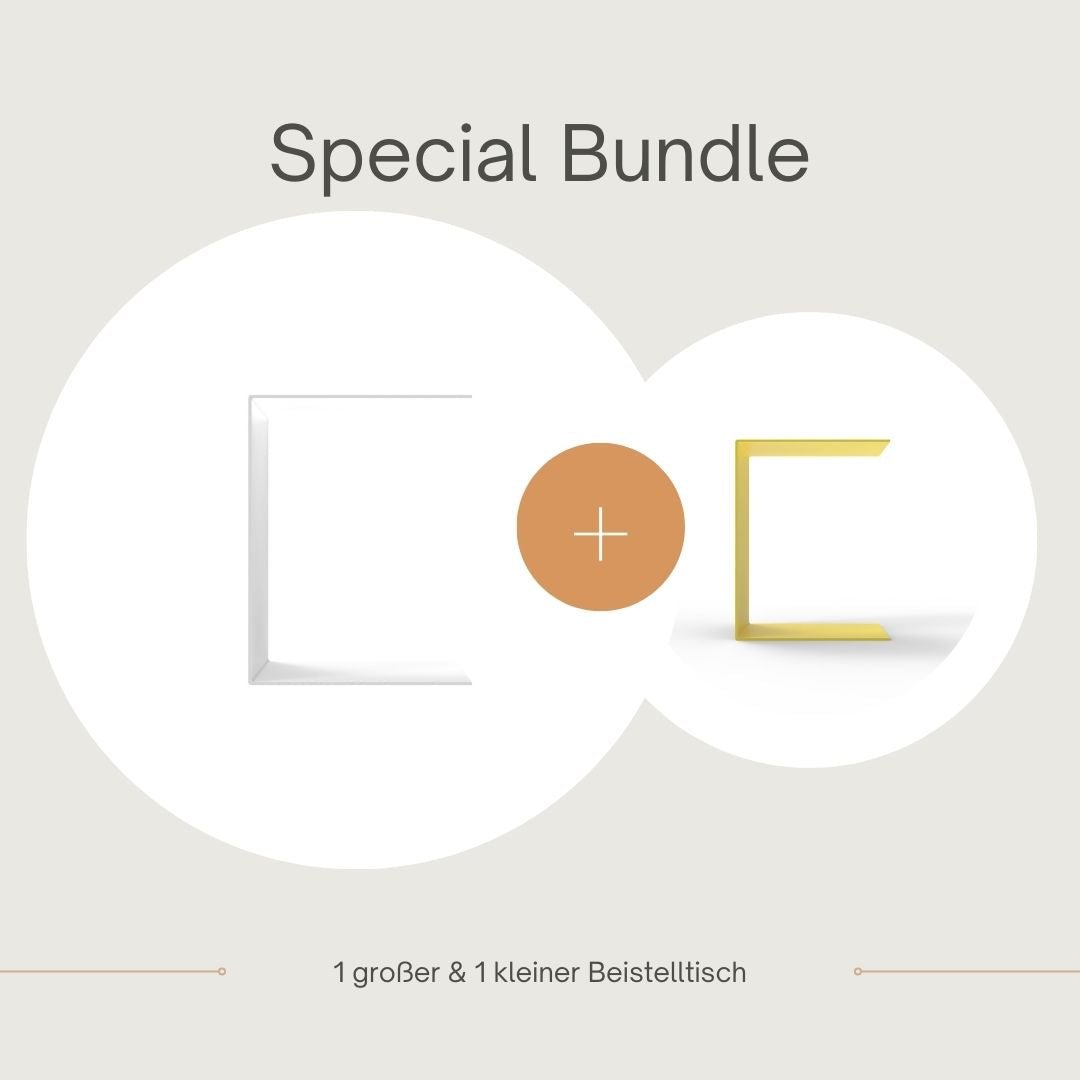 Set 1 großer und 1 kleiner Beistelltisch - Big C und Mini C - Beistelltische
