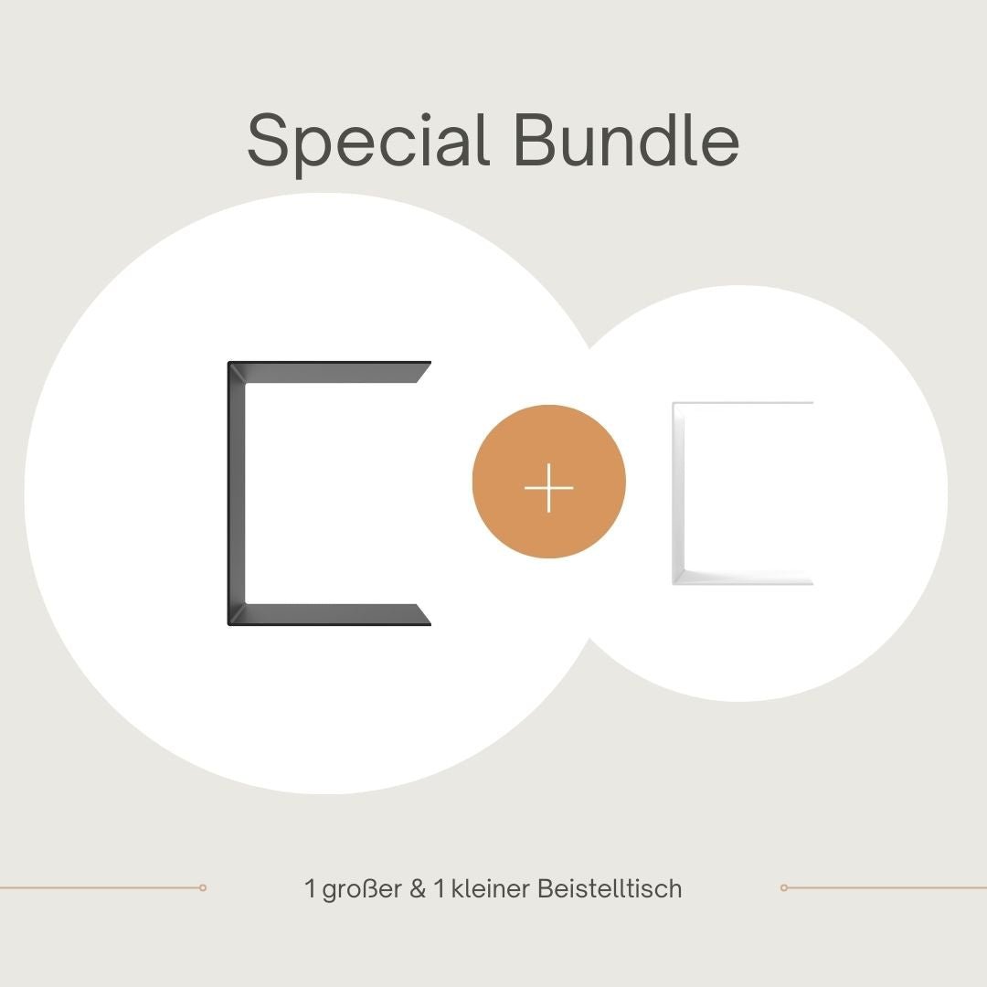 Set 1 großer und 1 kleiner Beistelltisch - Big C und Mini C - Beistelltische