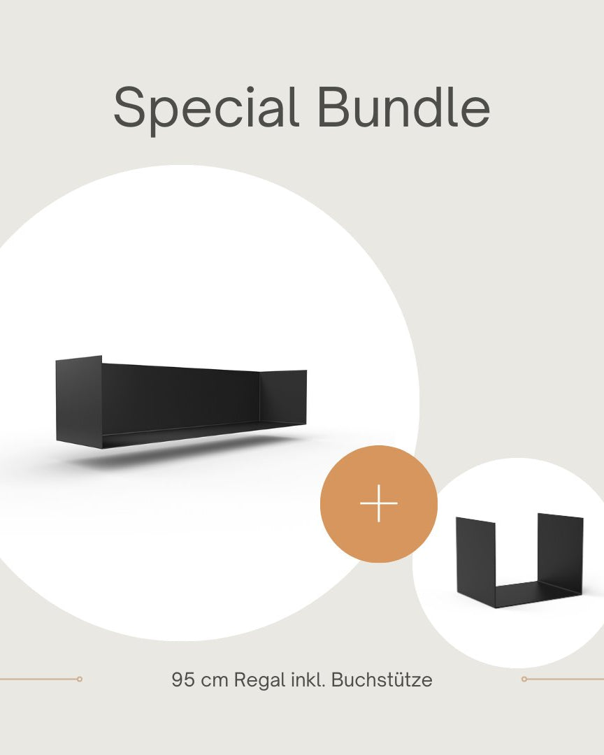 Set 1 Regal + 1 Buchstütze - Bücherregale & Bücherschränke