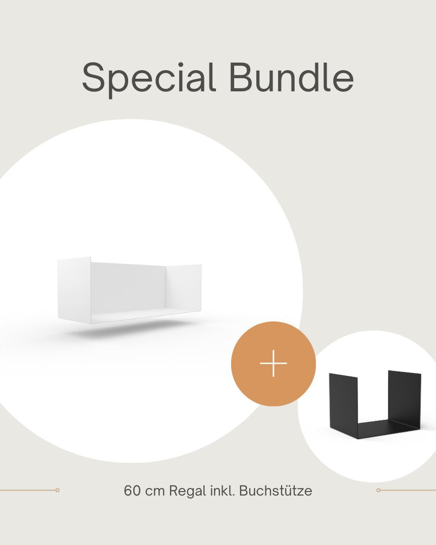 Set 1 Regal + 1 Buchstütze - Bücherregale & Bücherschränke