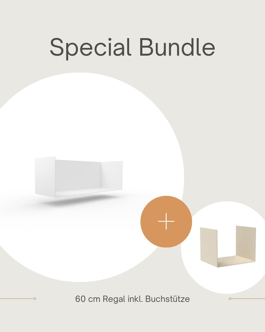 Set 1 Regal + 1 Buchstütze - Bücherregale & Bücherschränke