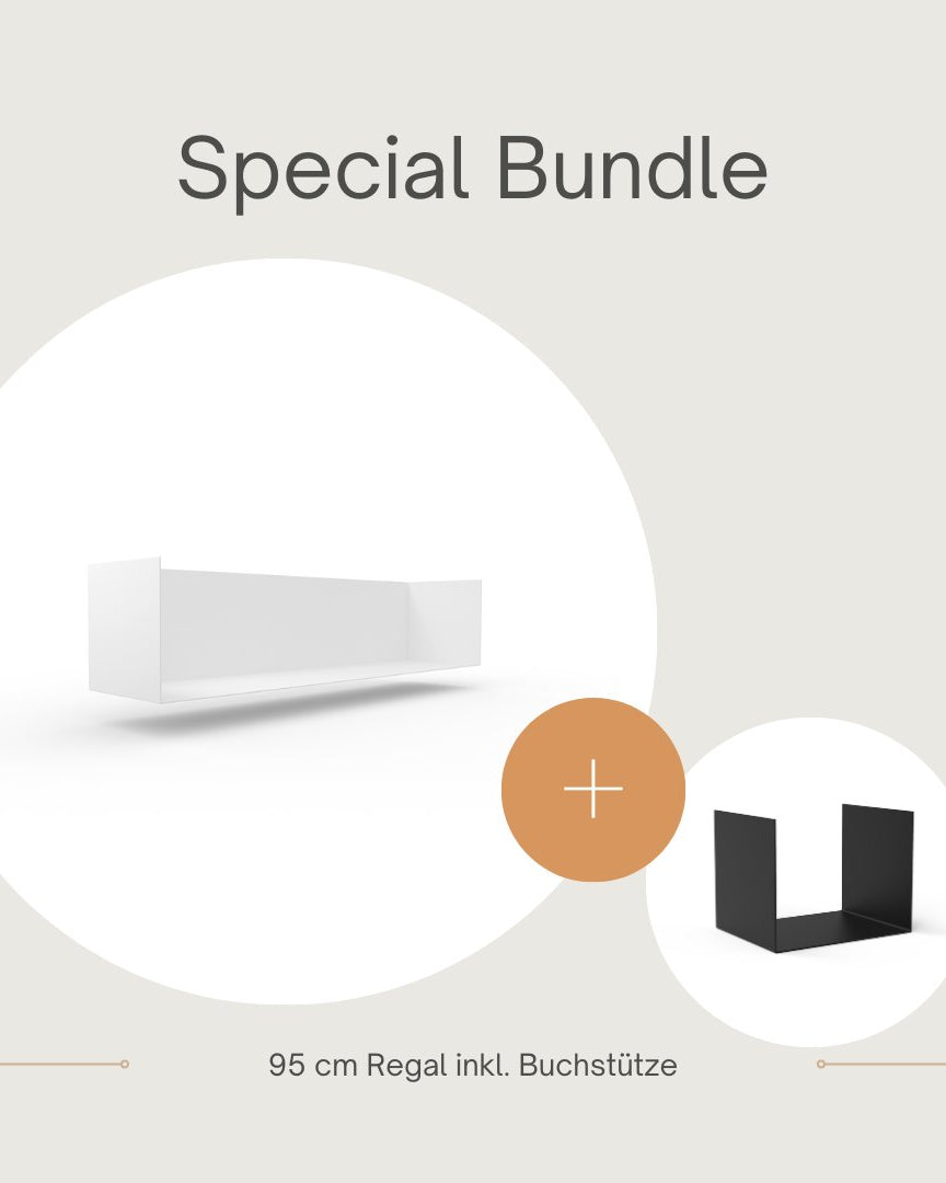 Set 1 Regal + 1 Buchstütze - Bücherregale & Bücherschränke