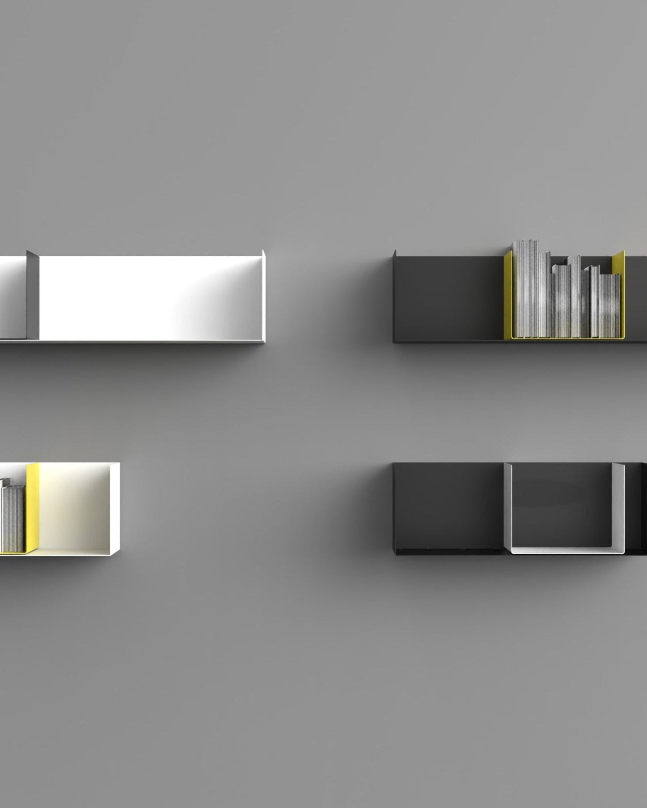 Set 1 Regal + 1 Buchstütze - Bücherregale & Bücherschränke