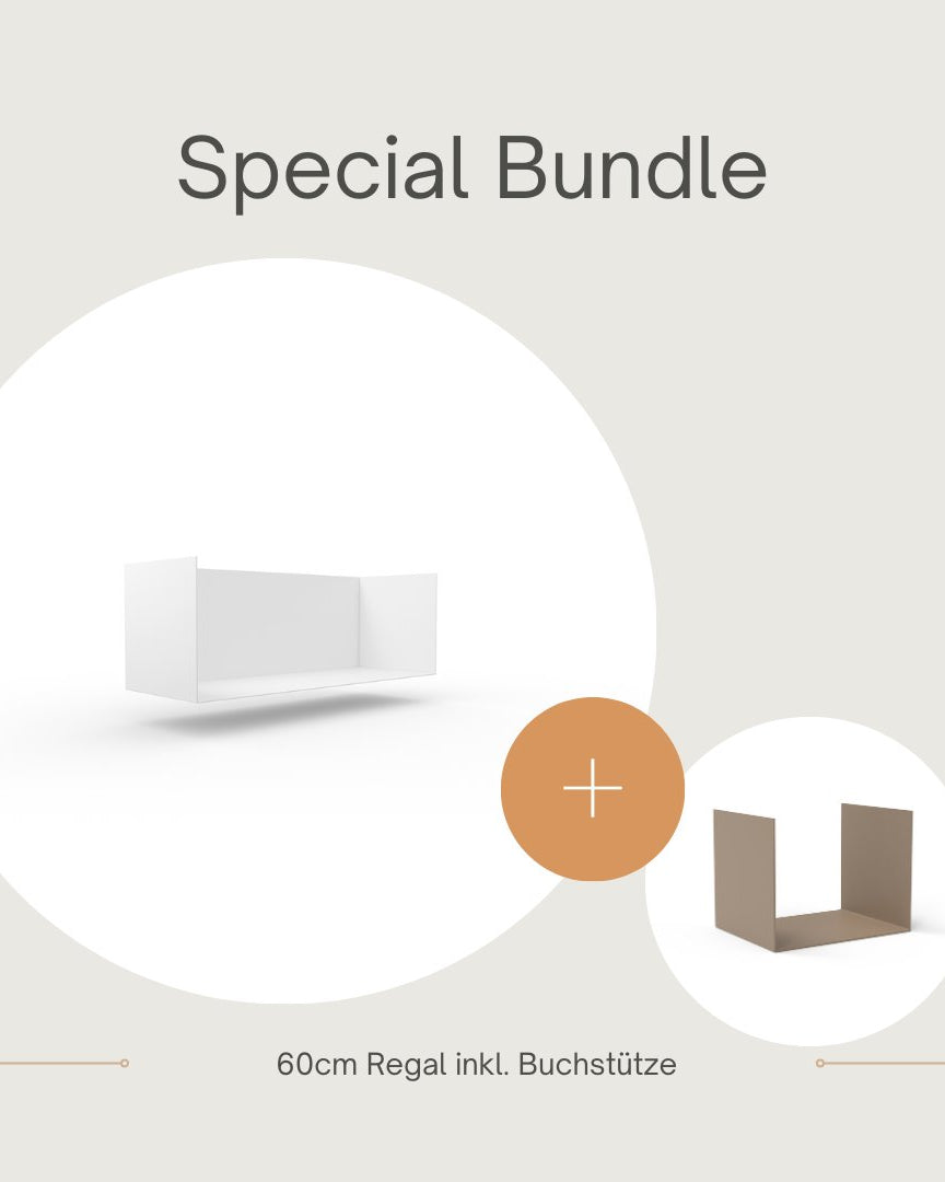 Set 1 Regal + 1 Buchstütze - Bücherregale & Bücherschränke