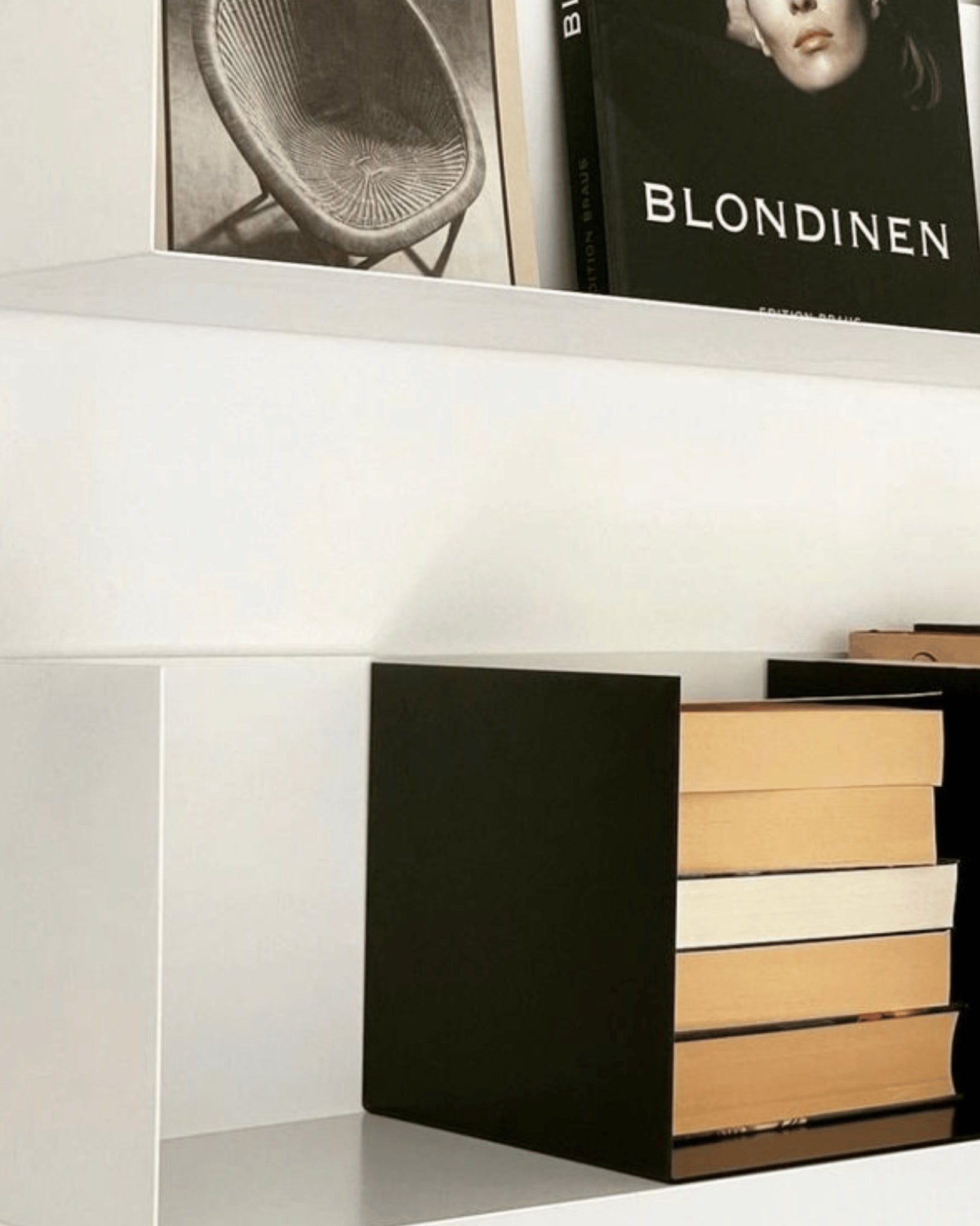 Set 1 Regal + 1 Buchstütze - Bücherregale & Bücherschränke