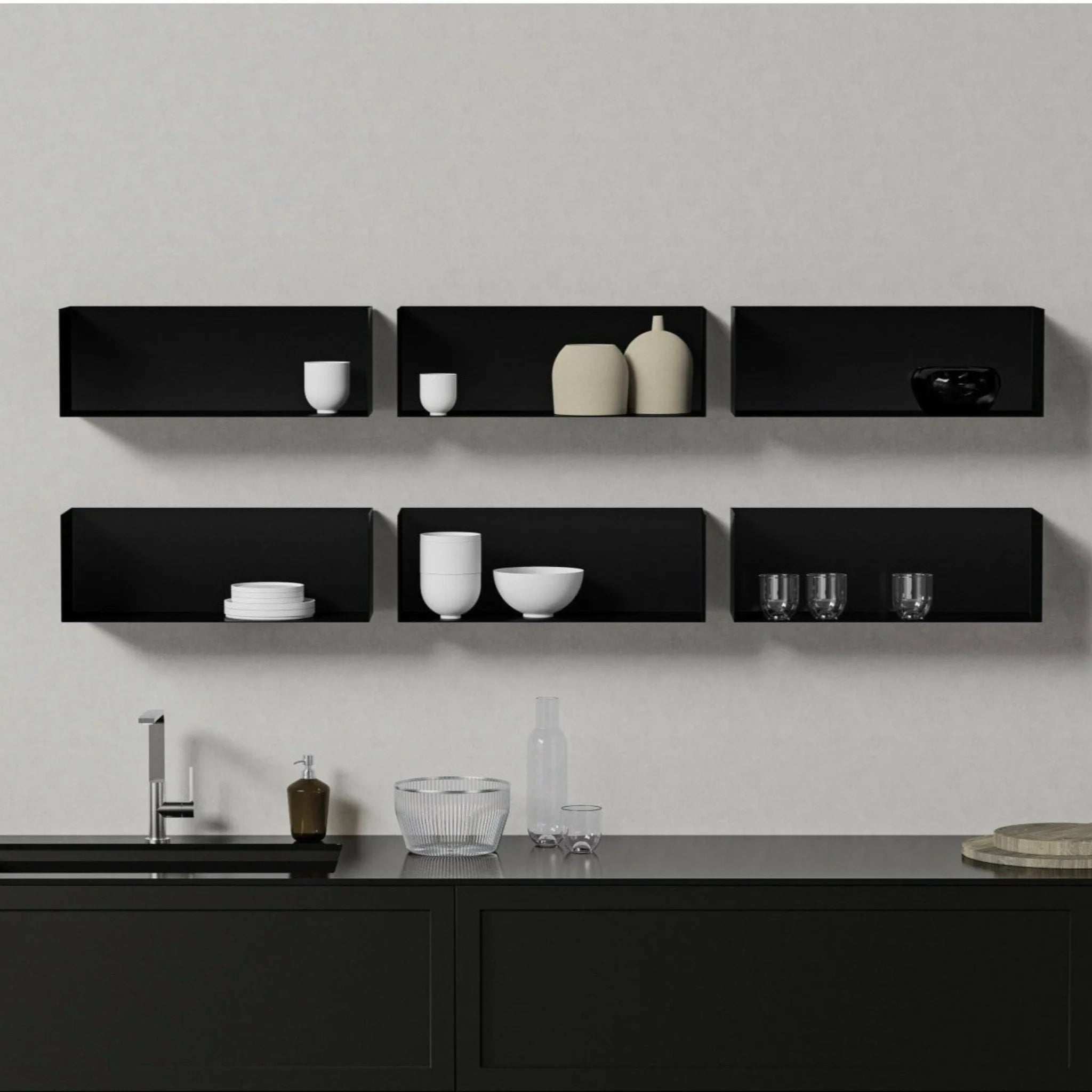 Set 1 Regal + 1 Buchstütze - Bücherregale & Bücherschränke