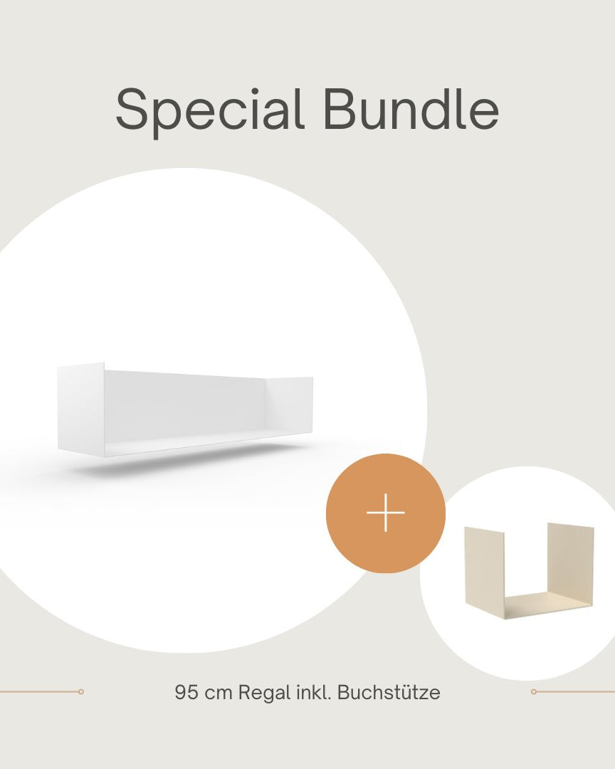 Set 1 Regal + 1 Buchstütze - Bücherregale & Bücherschränke