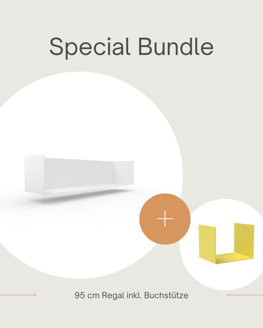 Set 1 Regal + 1 Buchstütze - Bücherregale & Bücherschränke