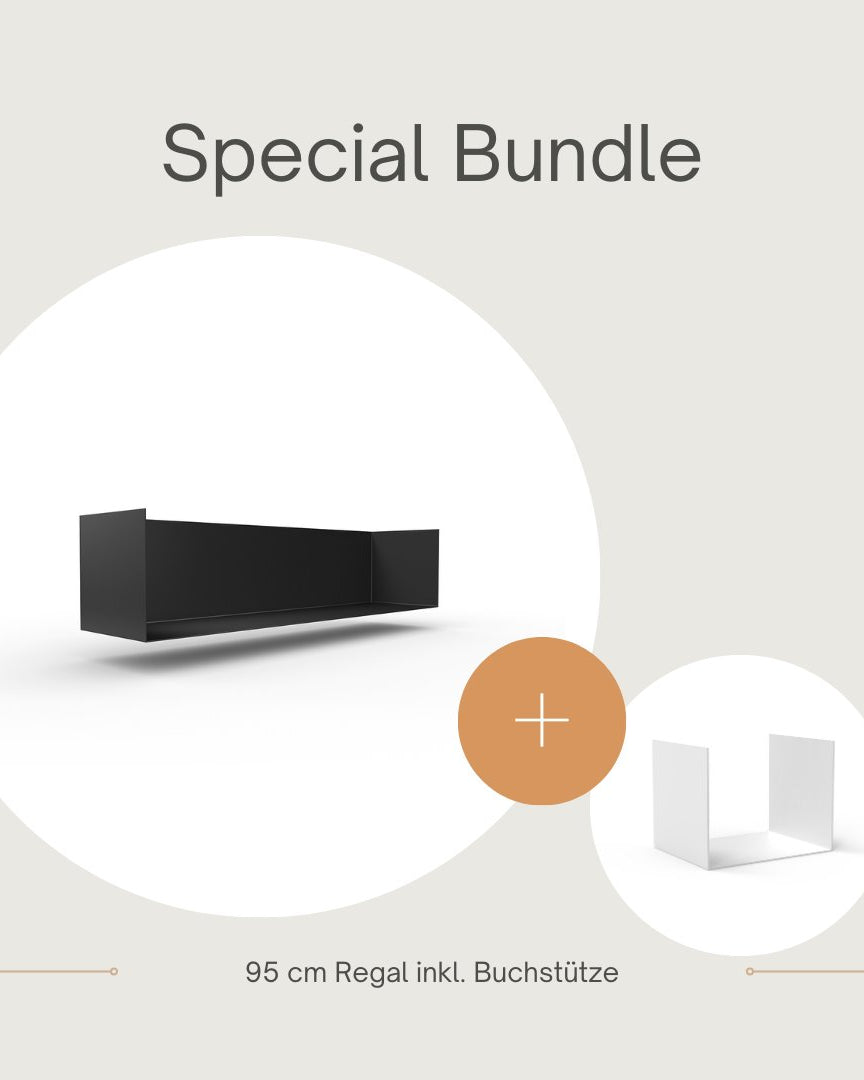 Set 1 Regal + 1 Buchstütze - Bücherregale & Bücherschränke