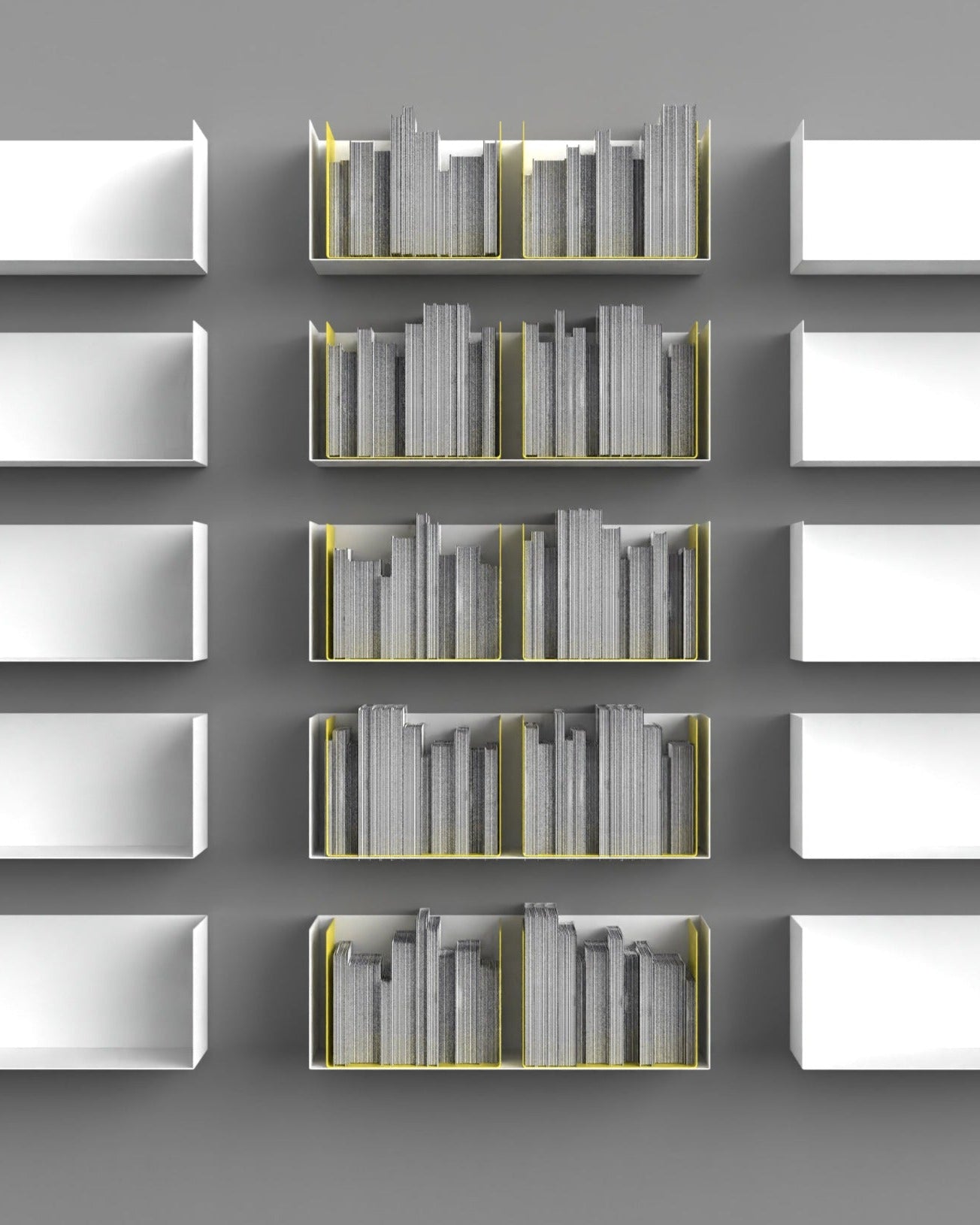 Set 2 Wandregale - Bücherregale & Bücherschränke