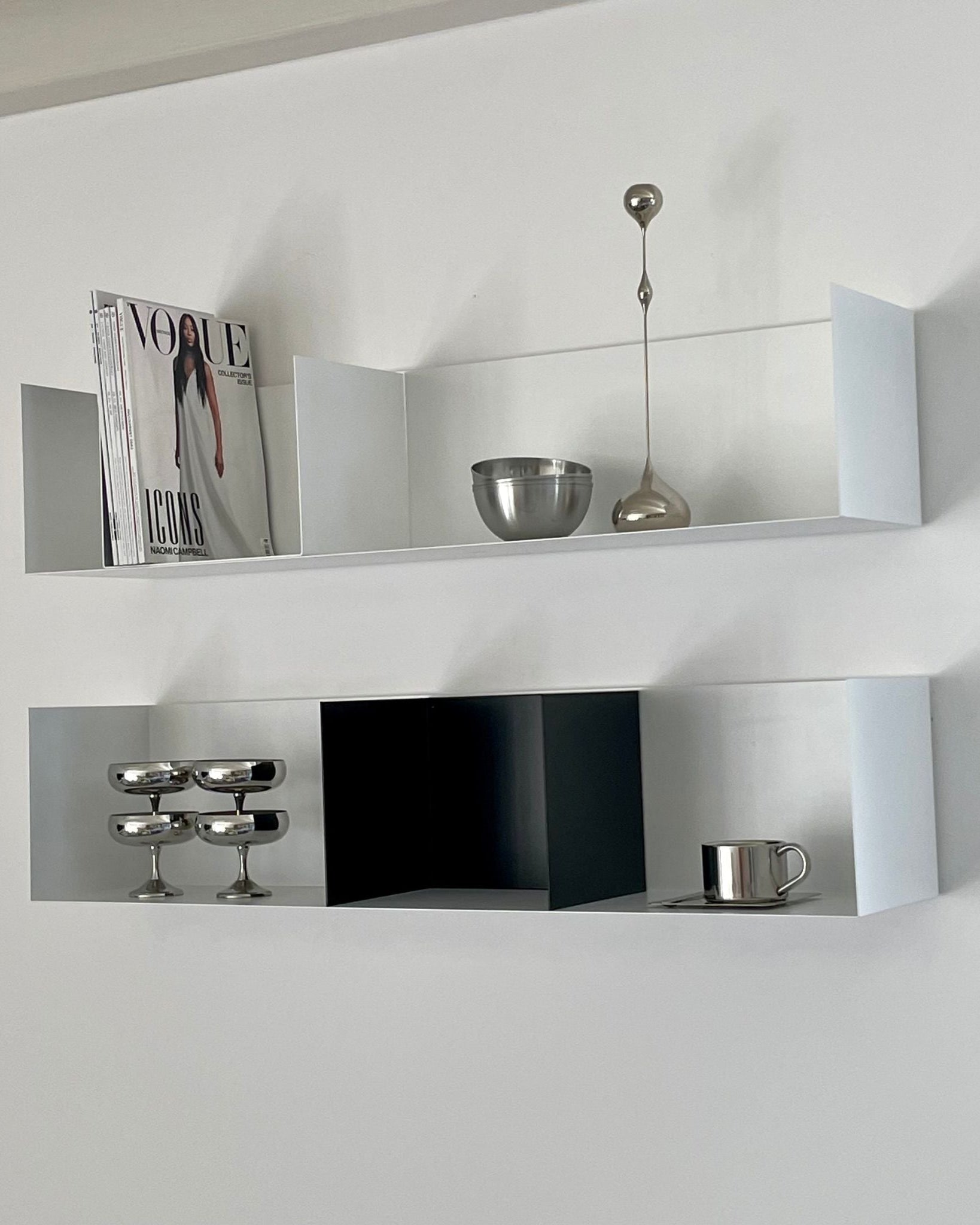 Wandregal I 60 cm I matt weiss - Bücherregale & Bücherschränke HSI - SR60 - White - 00