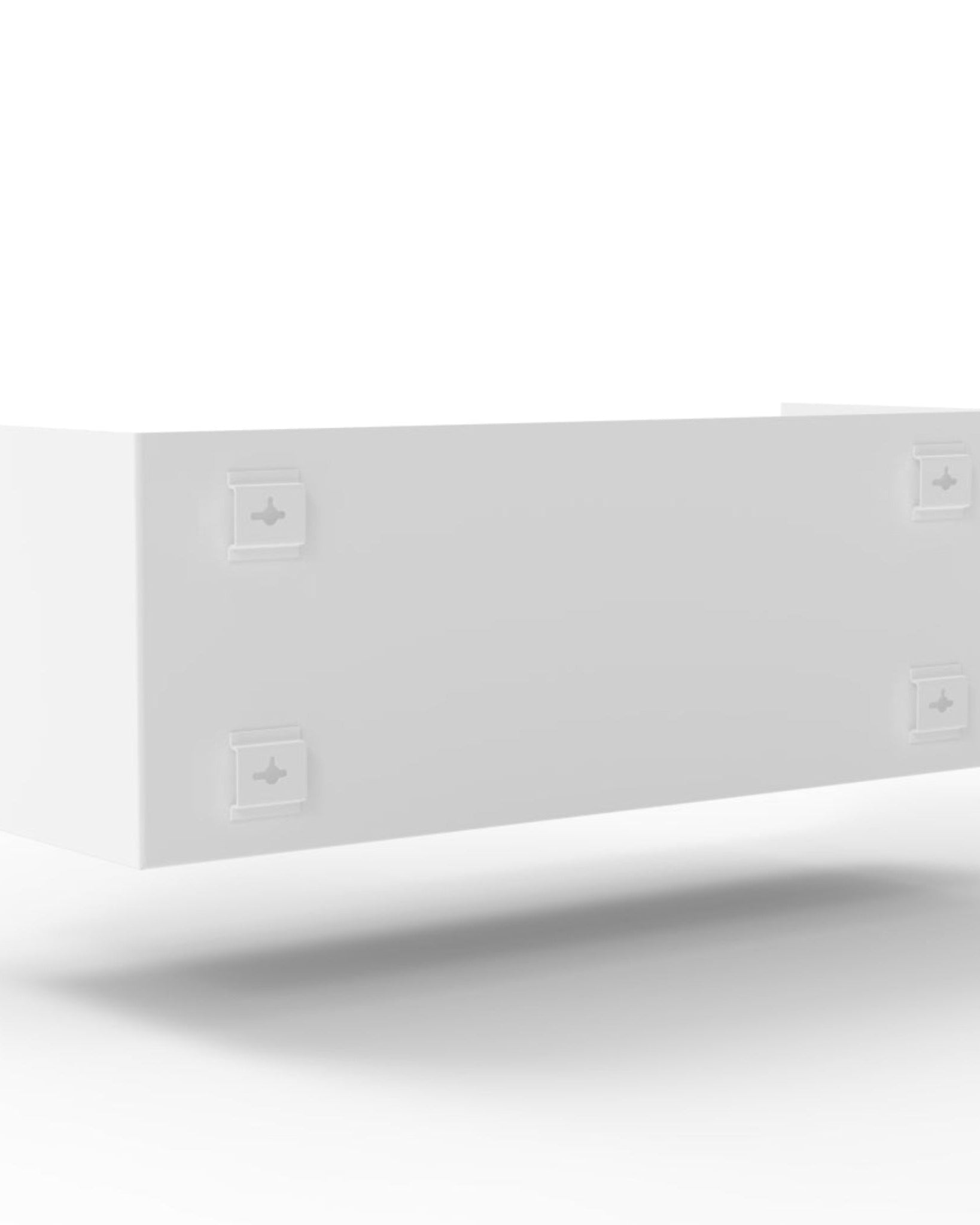 Wandregal I 60 cm I matt weiss - Bücherregale & Bücherschränke HSI - SR60 - White - 00