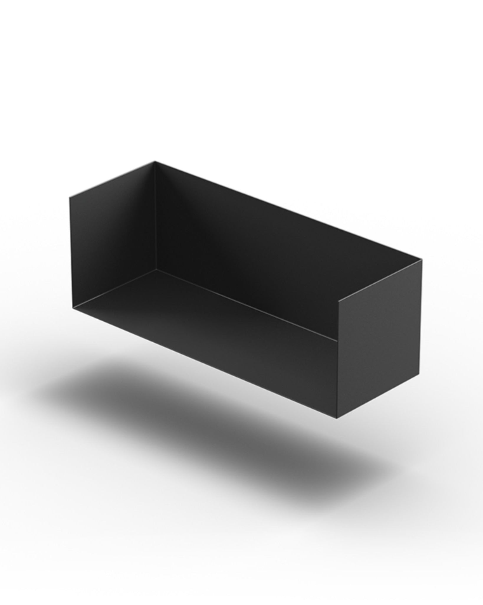 Wandregal I 60 cm | matt schwarz - Bücherregale & Bücherschränke HSI - SR60 - Black - 00