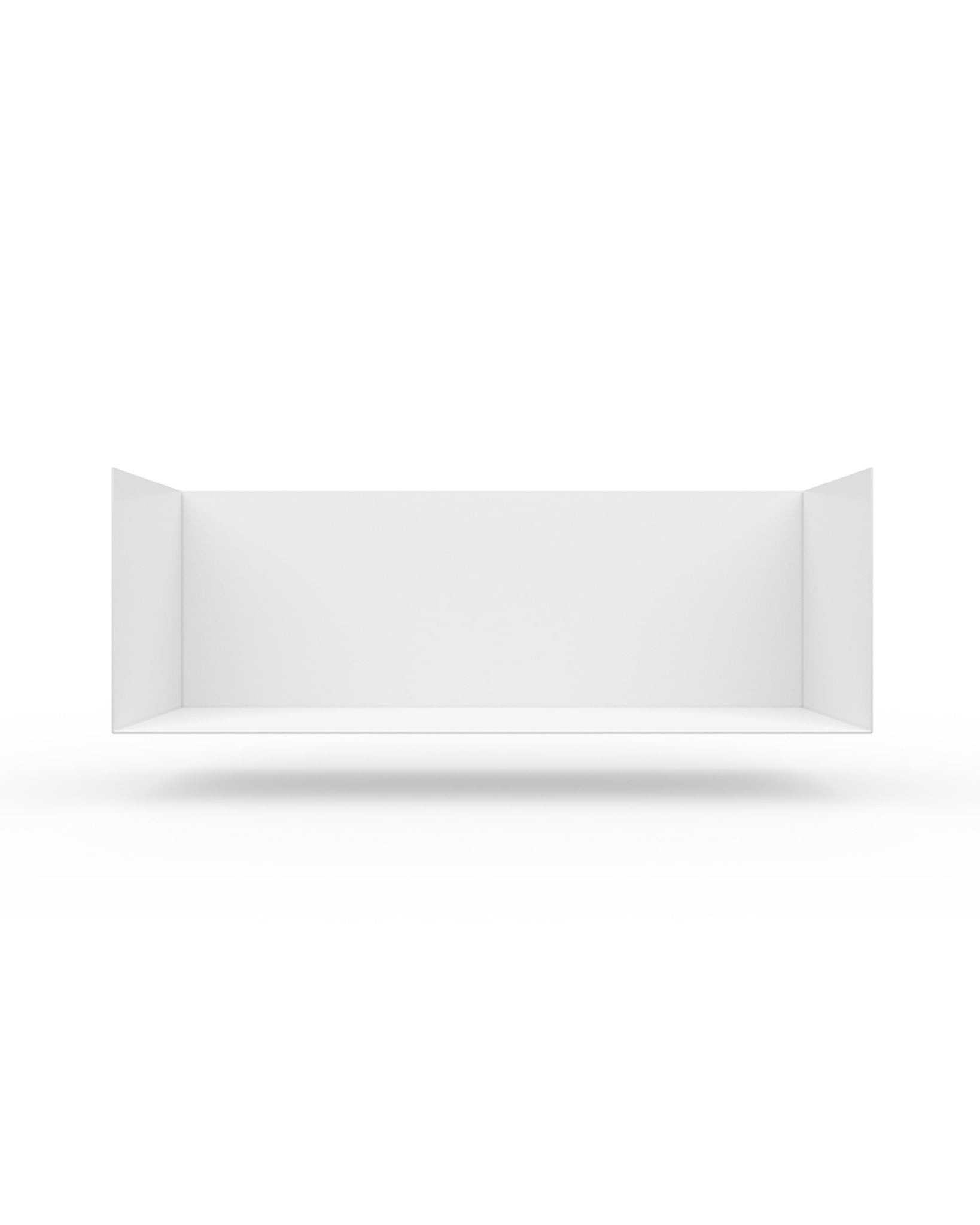 Wandregal I 60 cm | matt schwarz - Bücherregale & Bücherschränke HSI - SR60 - White - 00