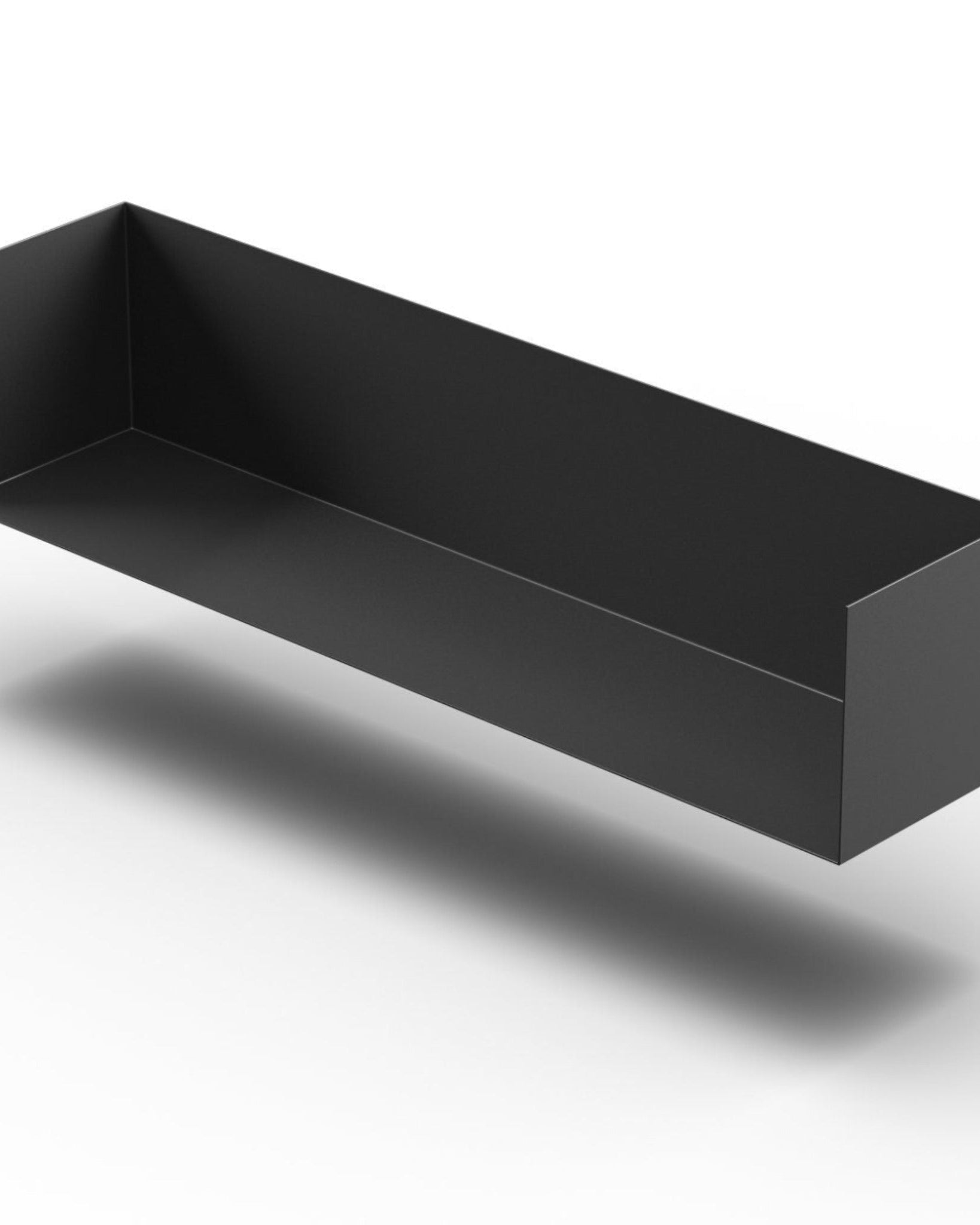 Wandregal I 60 cm | matt schwarz I vertikal montiert - Bücherregale & Bücherschränke HSI - SR60 - Black - 00