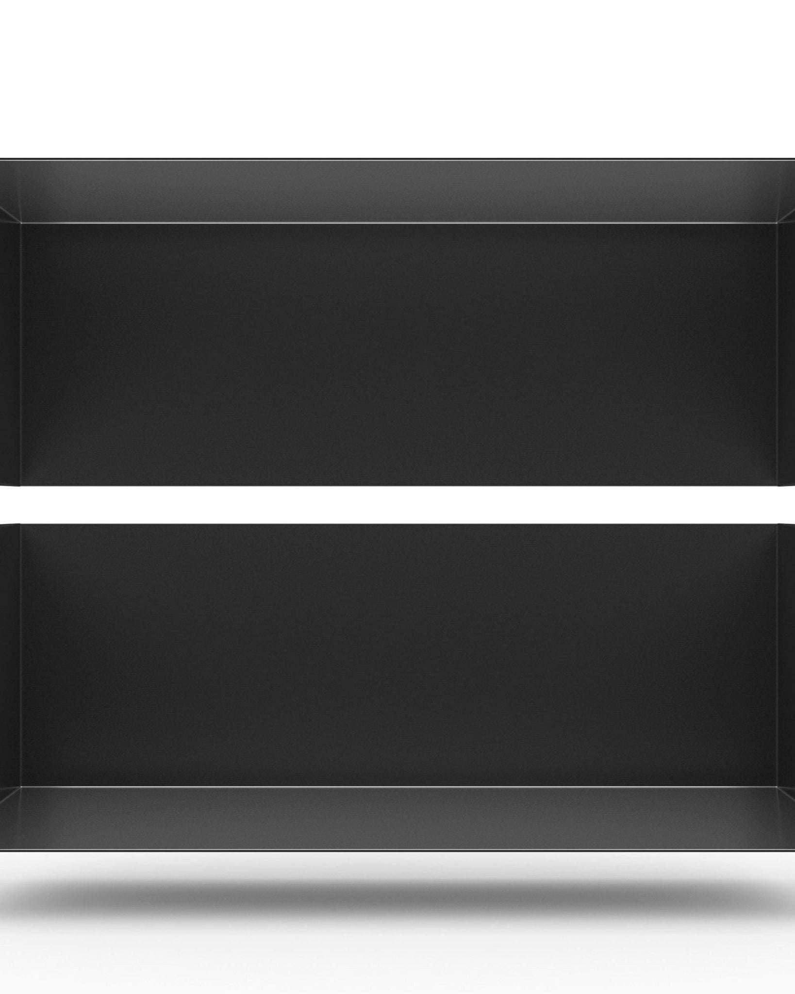 Wandregal I 60 cm | matt schwarz I vertikal montiert - Bücherregale & Bücherschränke HSI - SR60 - Black - 00