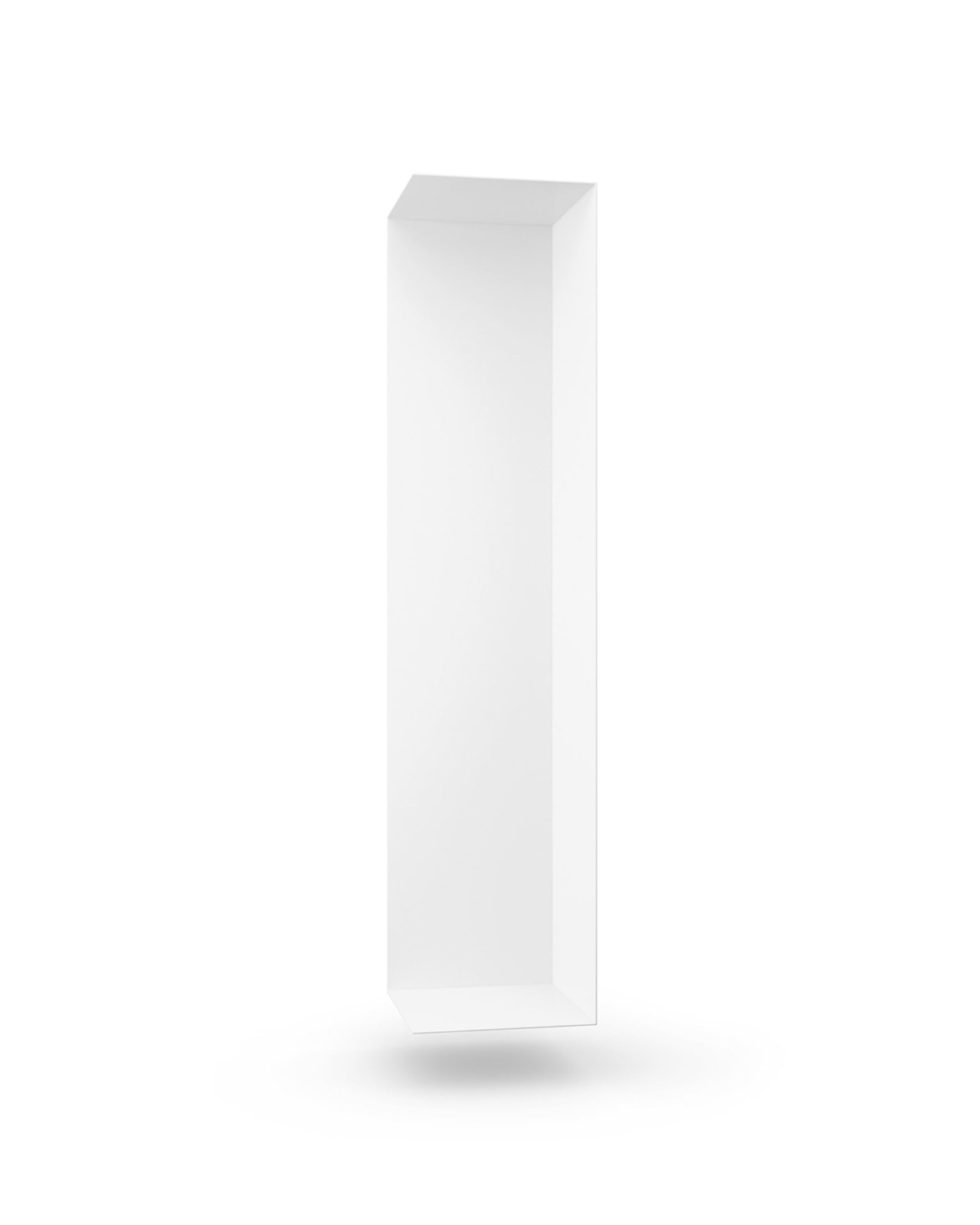 Wandregal I 60 cm | matt weiß I vertikal montiert - Bücherregale & Bücherschränke HSI - SR95 - White - 00