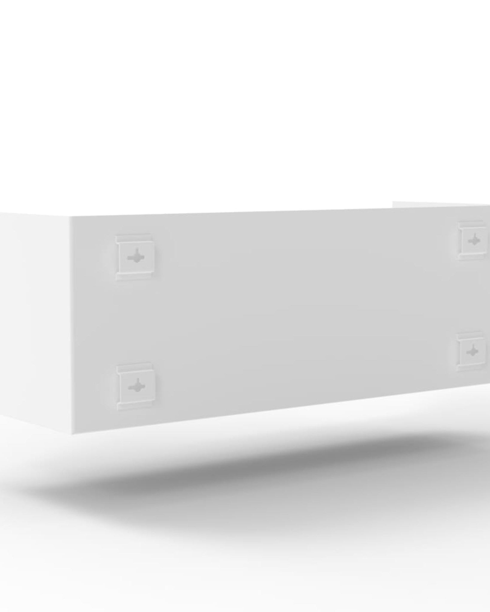 Wandregal I 60 cm | matt weiß I vertikal montiert - Bücherregale & Bücherschränke HSI - SR60 - White - 00