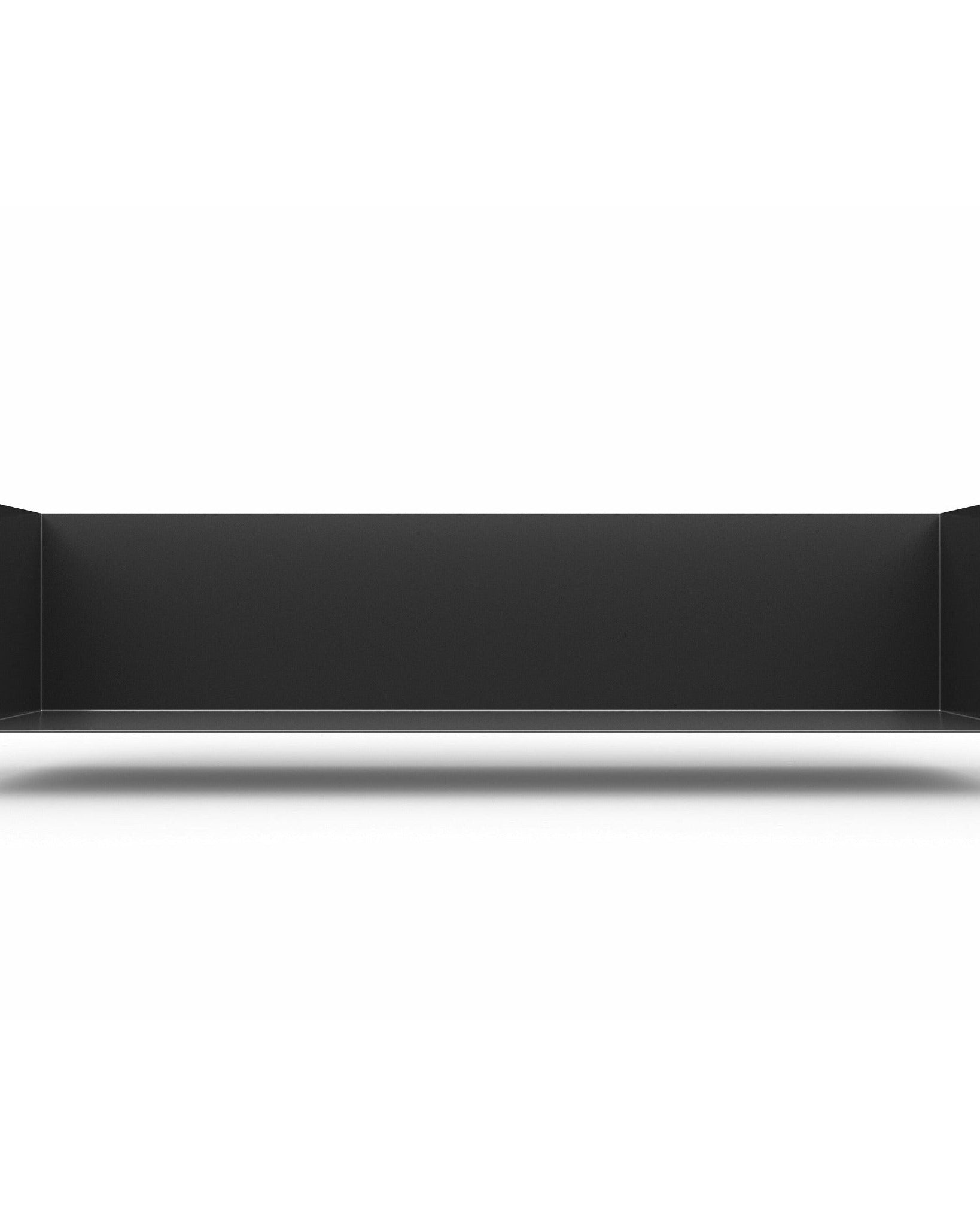 Wandregal I 95 cm I matt schwarz - Bücherregale & Bücherschränke HSI - SR95 - Black - 00