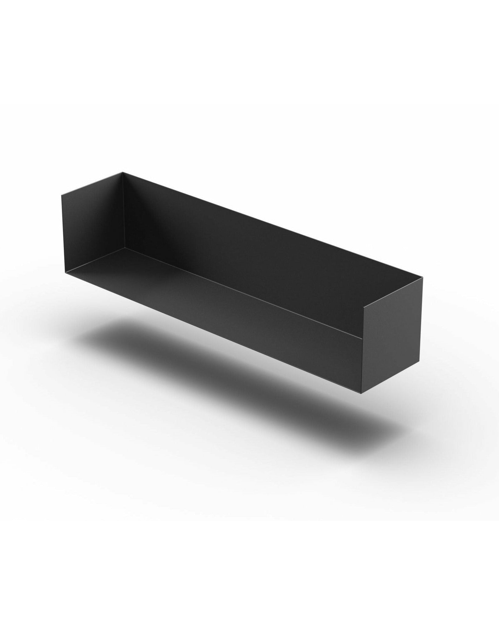 Wandregal I 95 cm I matt schwarz - Bücherregale & Bücherschränke HSI - SR95 - Black - 00