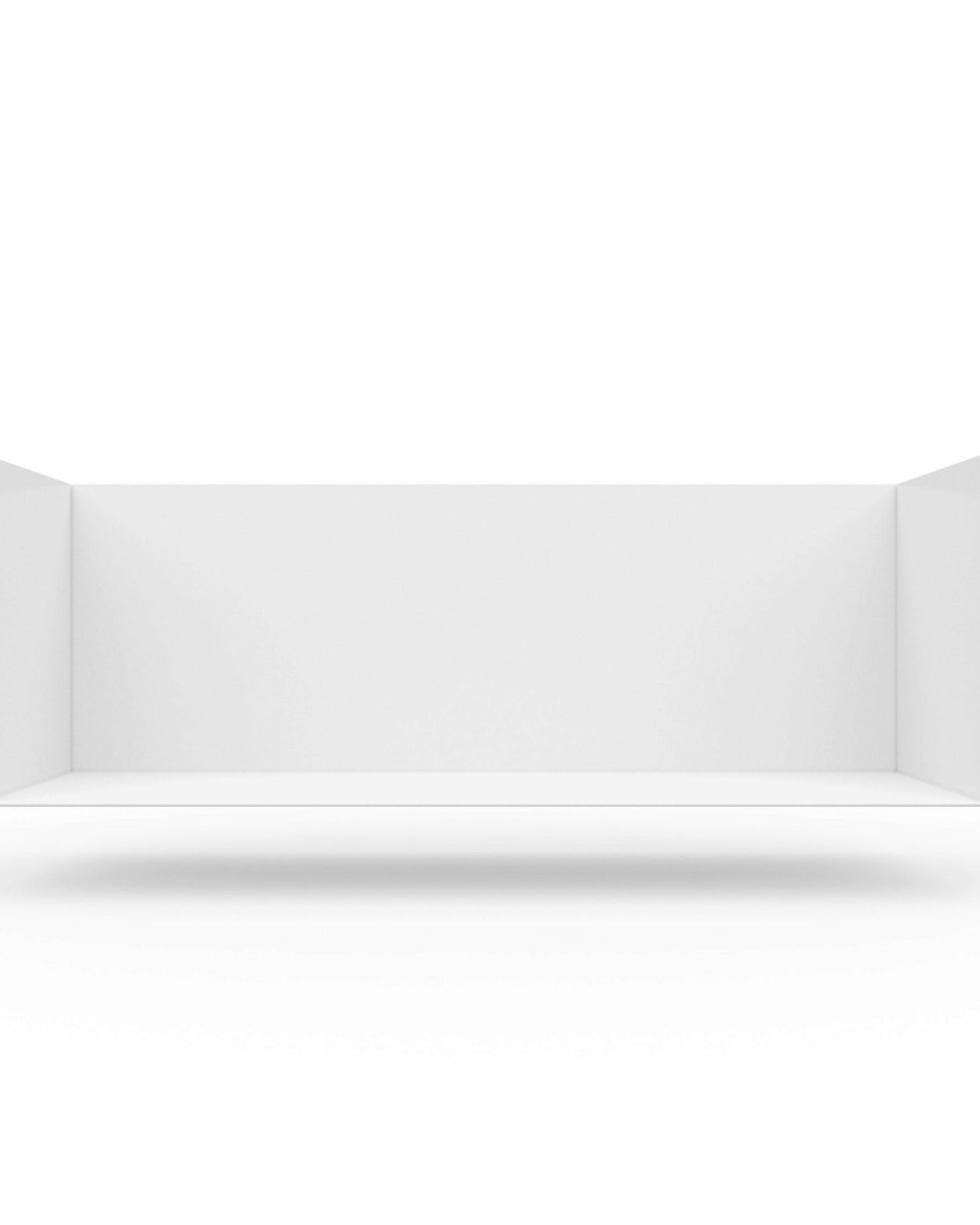 Wandregal I 95 cm I matt weiss - Bücherregale & Bücherschränke HSI - SR95 - White - 00