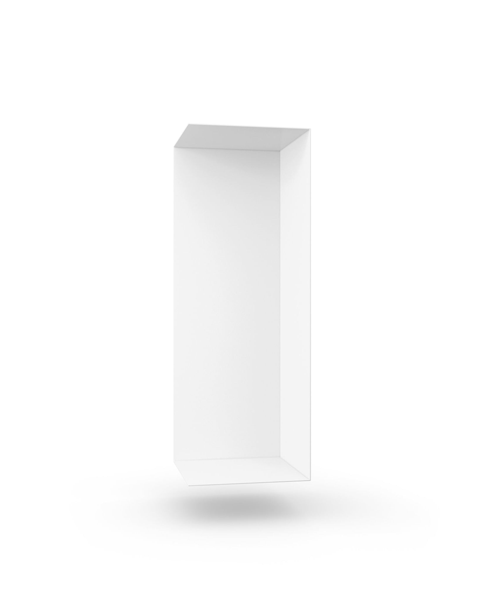 Wandregal I 95 cm | matt schwarz I vertikal montiert - Bücherregale & Bücherschränke HSI - SR60 - White - 00