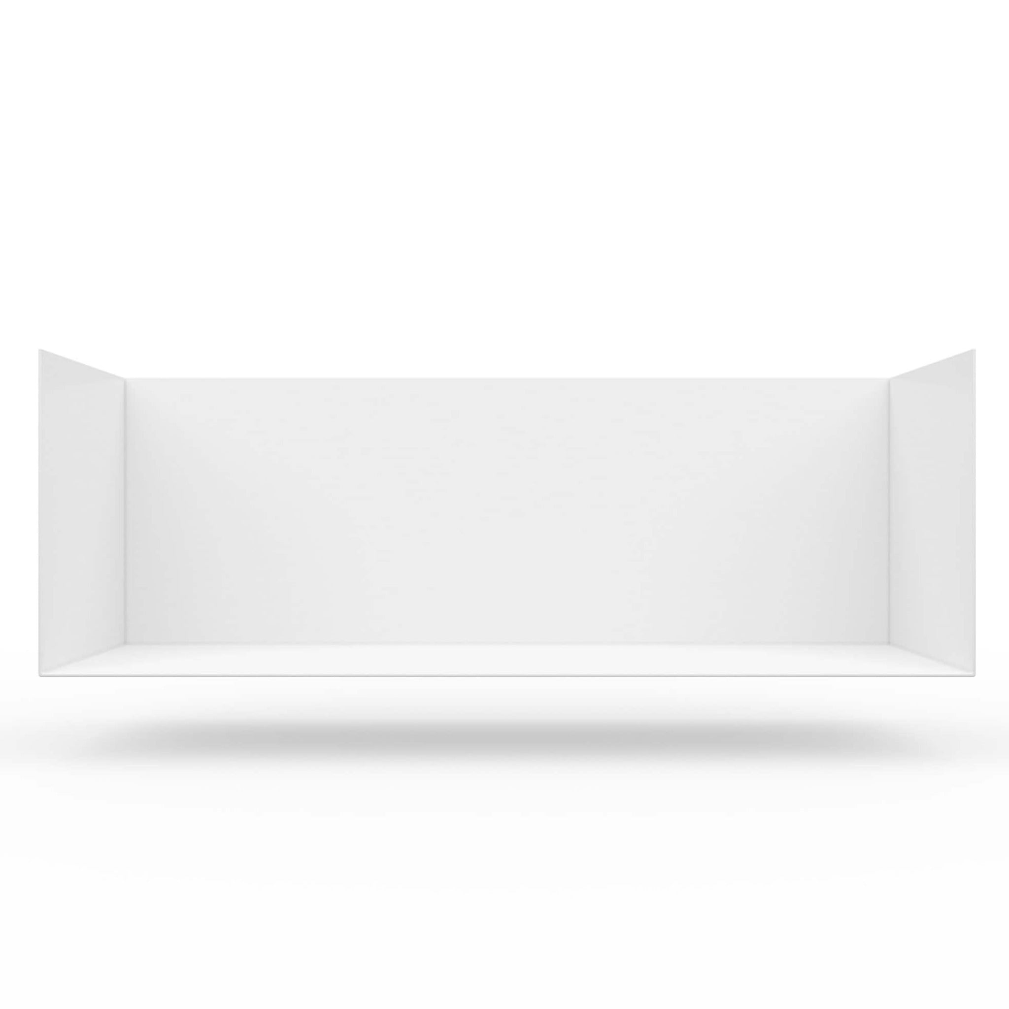 Wandregal I 95 cm | matt weiß I vertikal montiert - Bücherregale & Bücherschränke HSI - SR95 - White - 00