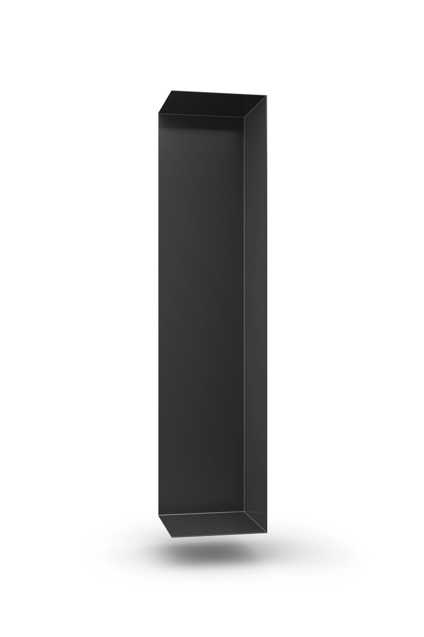 Zwei Wandregale | 95 cm | matt schwarz - Bücherregale & Bücherschränke