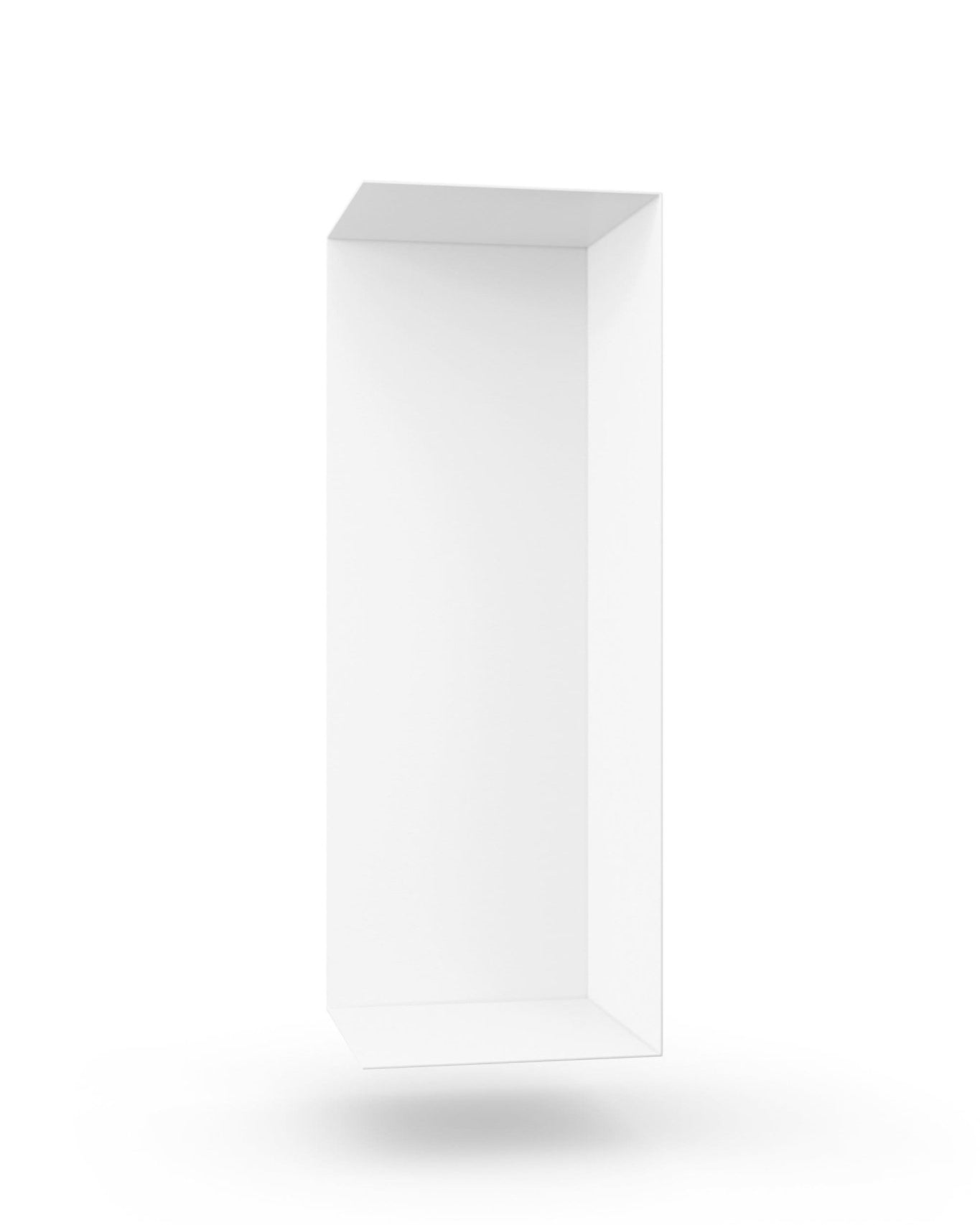 Zwei Wandregale | 95 cm | matt weiss - Regalsysteme