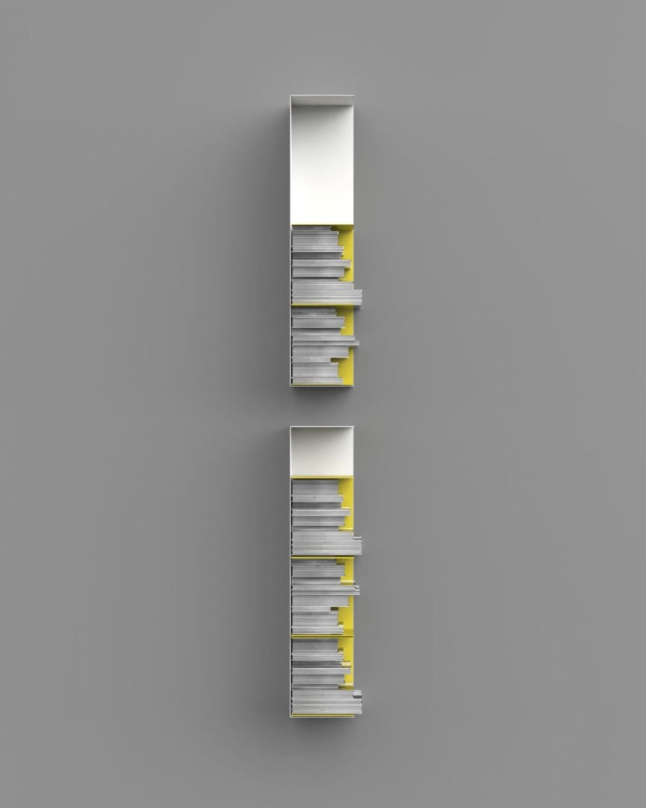 Zwei Wandregale | 95 cm | matt weiss - Regalsysteme