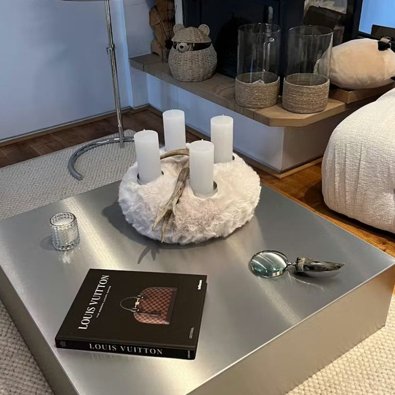 Kundenfoto: Couchtisch Brushed Q im Wohnzimmer von Elisabeth