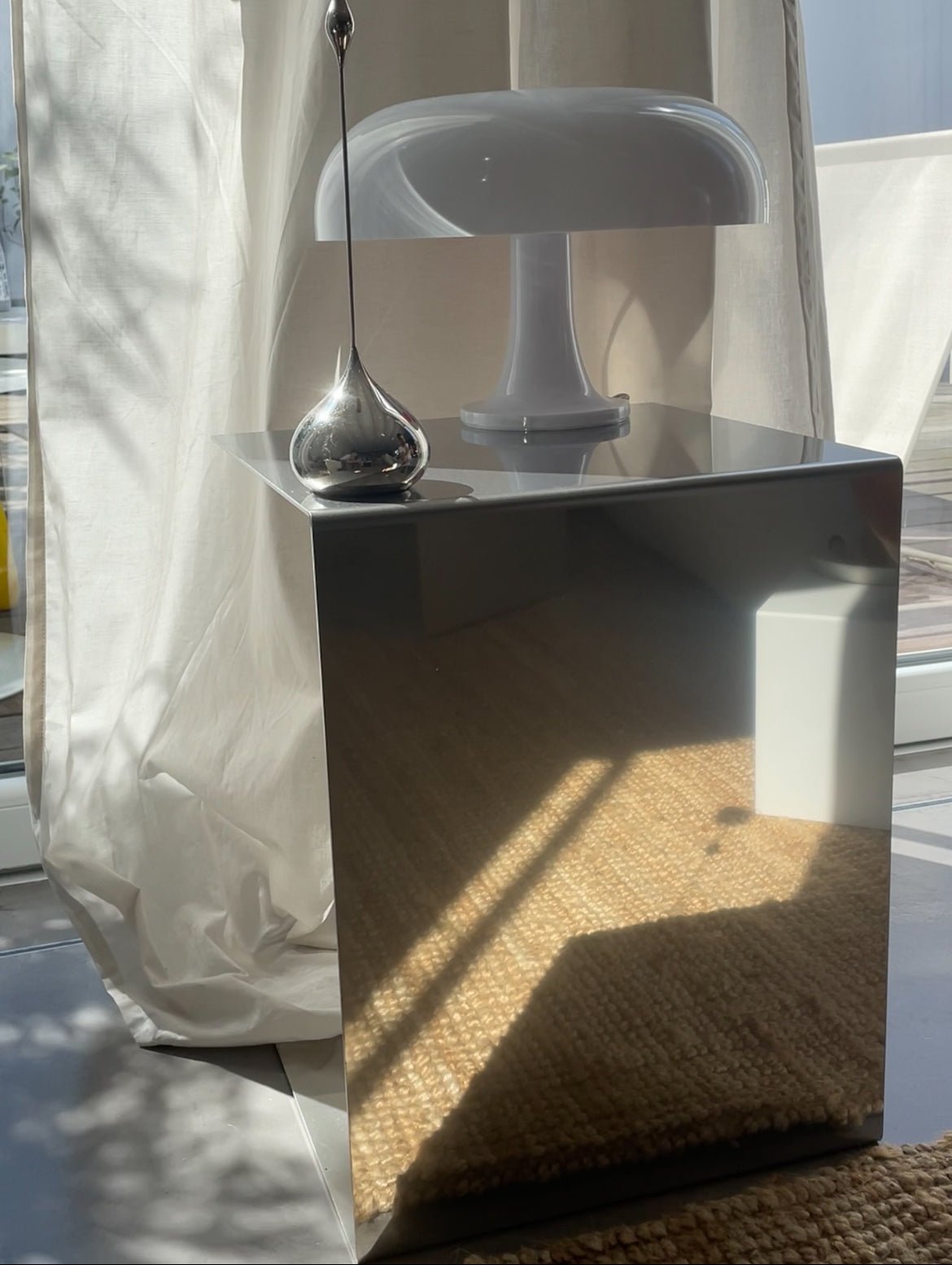 Beistelltisch Mirror C - Edelstahl spiegelpoliert - Beistelltische MO - BT45 - Mirror