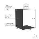 Big C Beistelltisch - Beistelltische HSI - BT45 - schwarz