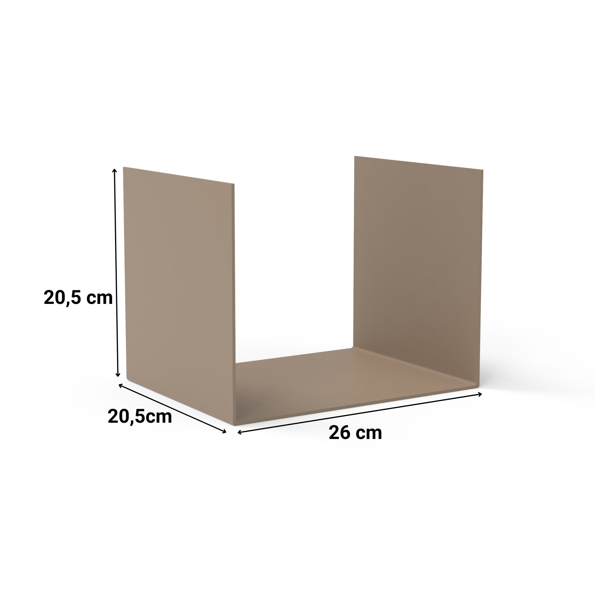 Buchstütze Mini C - Buchständer & - stützen HSI - MBT - graubeige