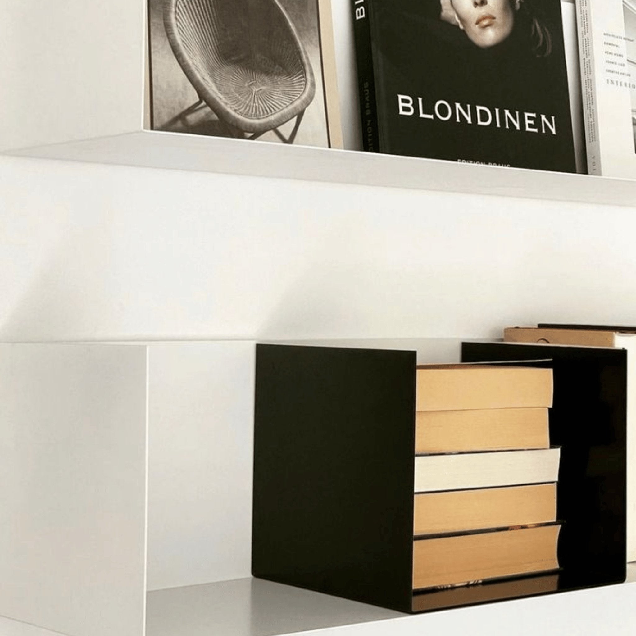 Buchstütze Mini C - Buchständer & - stützen HSI - MBT - schwarz