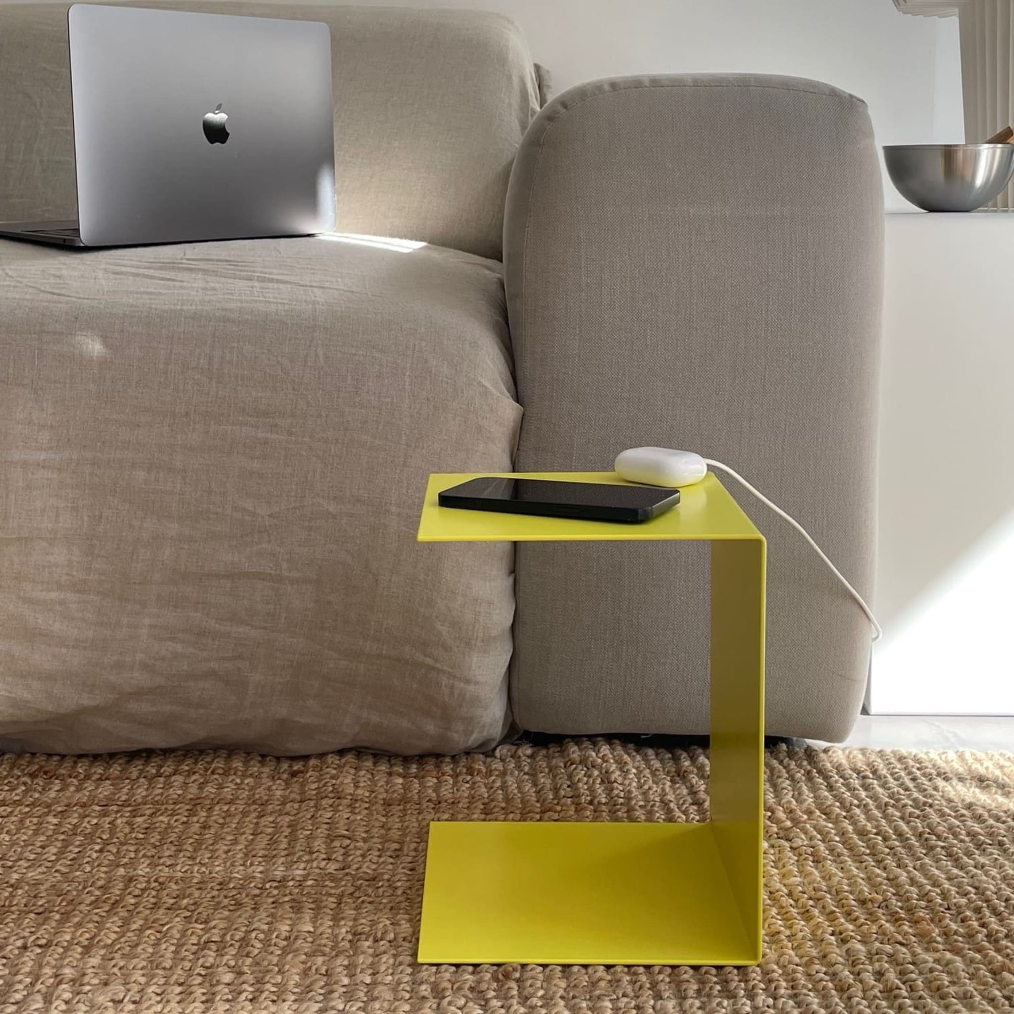 Mini - Podest | Multifunktionaler Beistelltisch Mini C - Beistelltische HSI - MBT - gelb