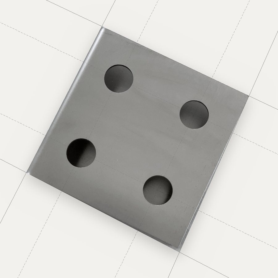 Object Holder von oben im Konstruktionsraster