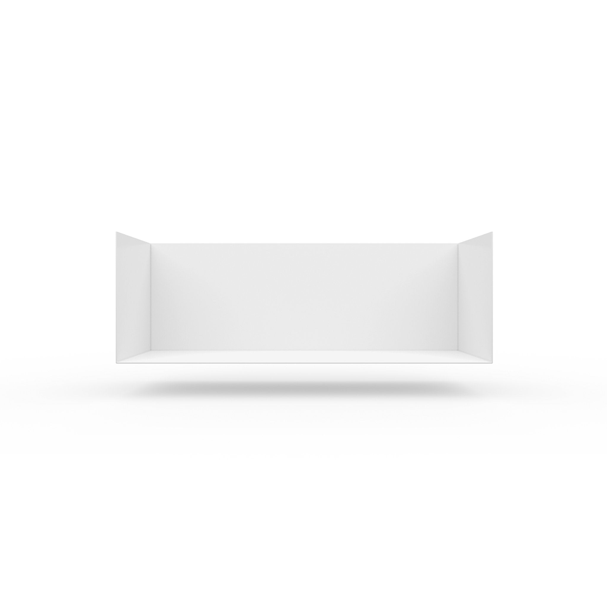 Wandregal I 60 cm | matt schwarz - Bücherregale & Bücherschränke HSI - SR60 - White - 00