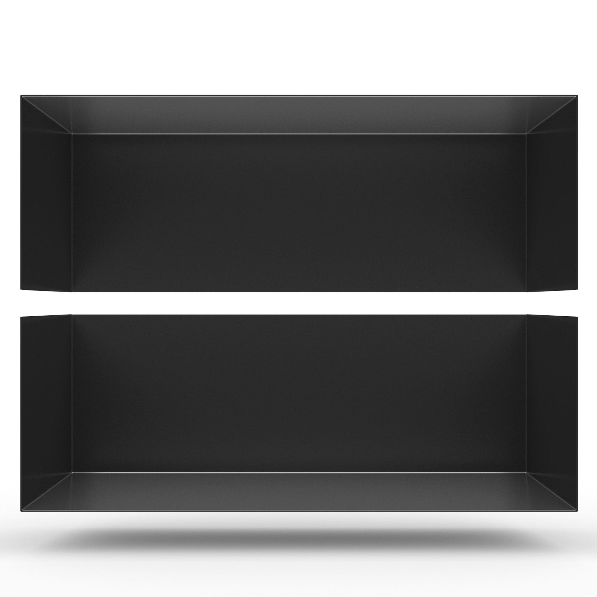 Wandregal I 60 cm | matt schwarz I vertikal montiert - Bücherregale & Bücherschränke HSI - SR60 - Black - 00
